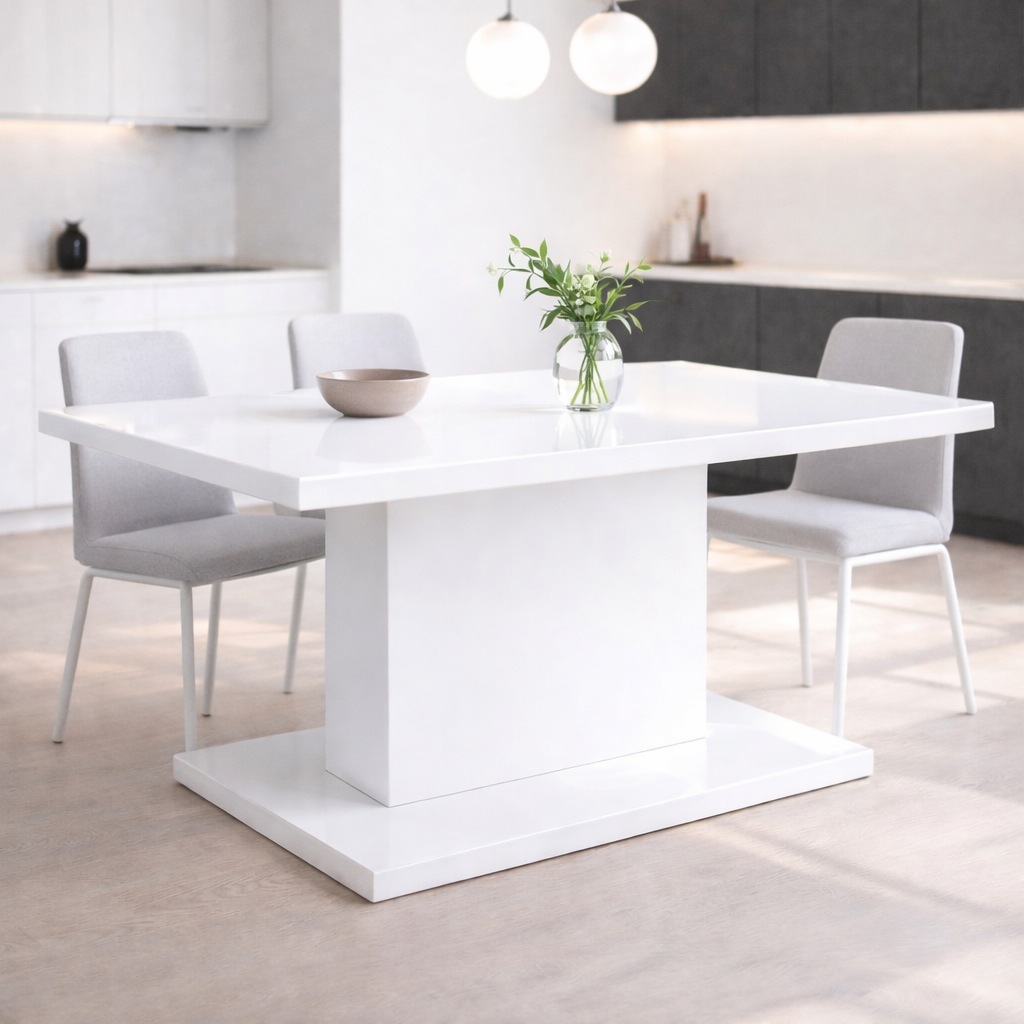 Image of GOODproduct Esstisch "Atina Säulentisch, Küchentisch, Speisetisch, Dekortisch" Moderner Esstisch für 4-6 Personen, erhältlich in Trend-Dekoren