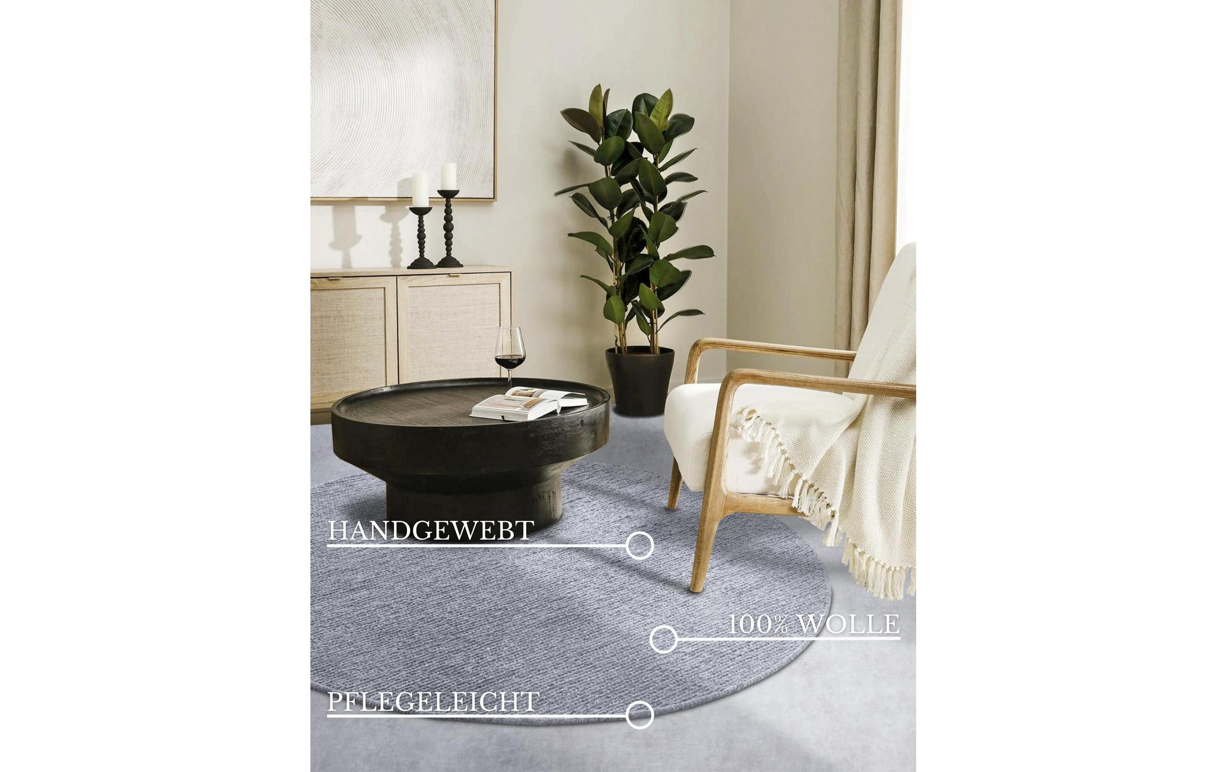 Villeroy & Boch Teppich »Francois 160 cm x 160 cm«