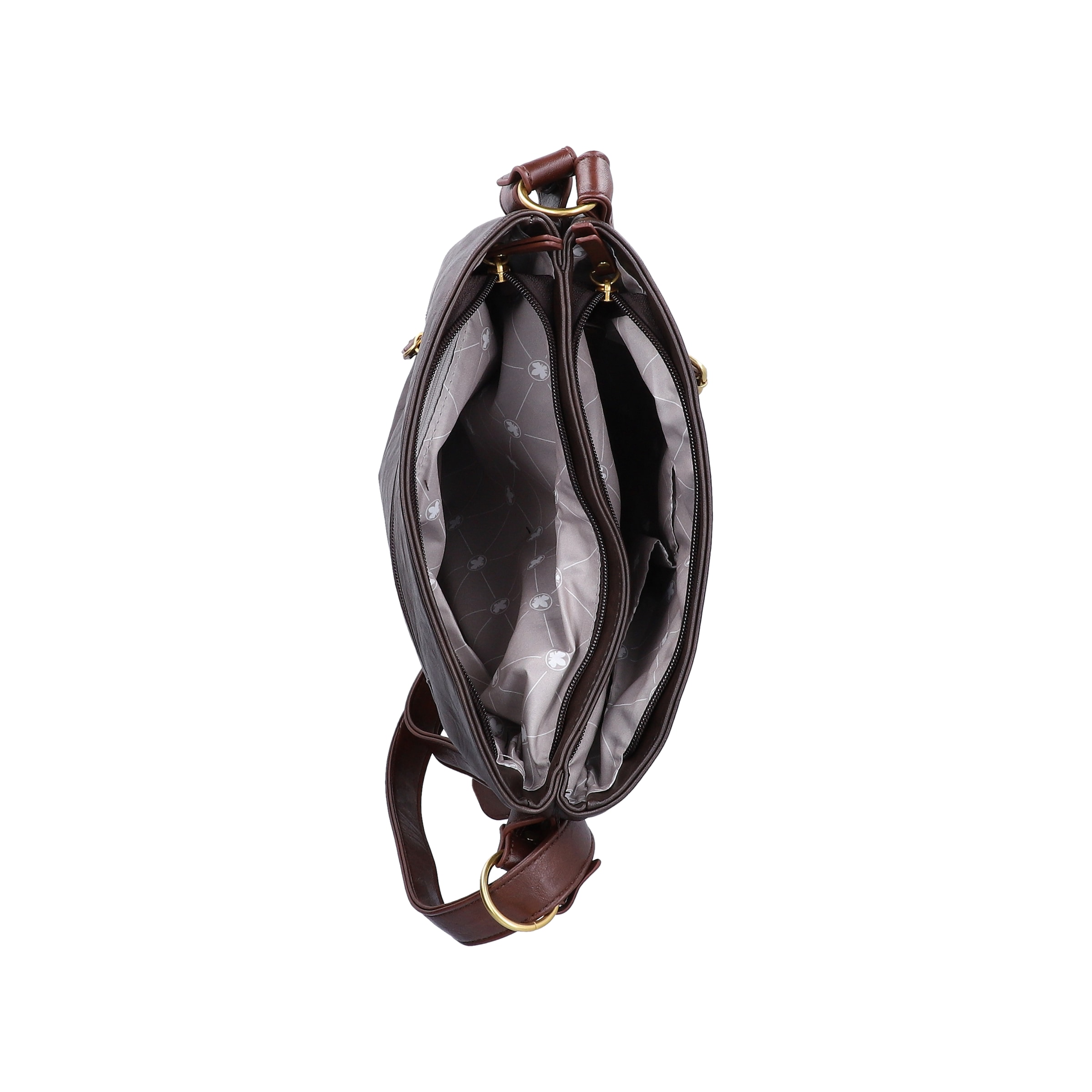Rieker Sac à bandoulière sac à bandoulière, sac pour femme avec poche arrière zippée pratique