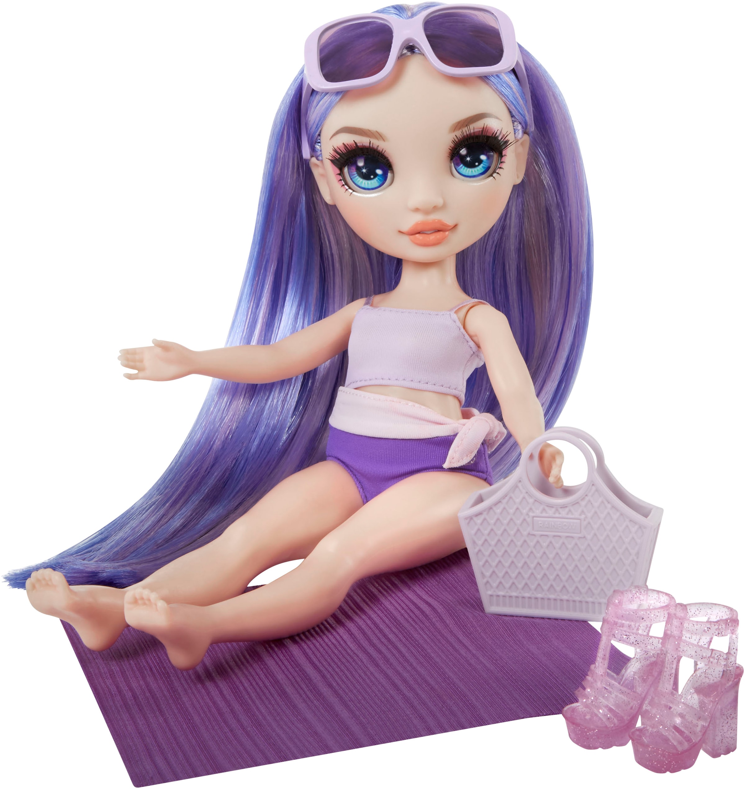 RAINBOW HIGH Poupée à habiller »Rainbow High Swim & Style Fashion Doll- Violet (Purple)«