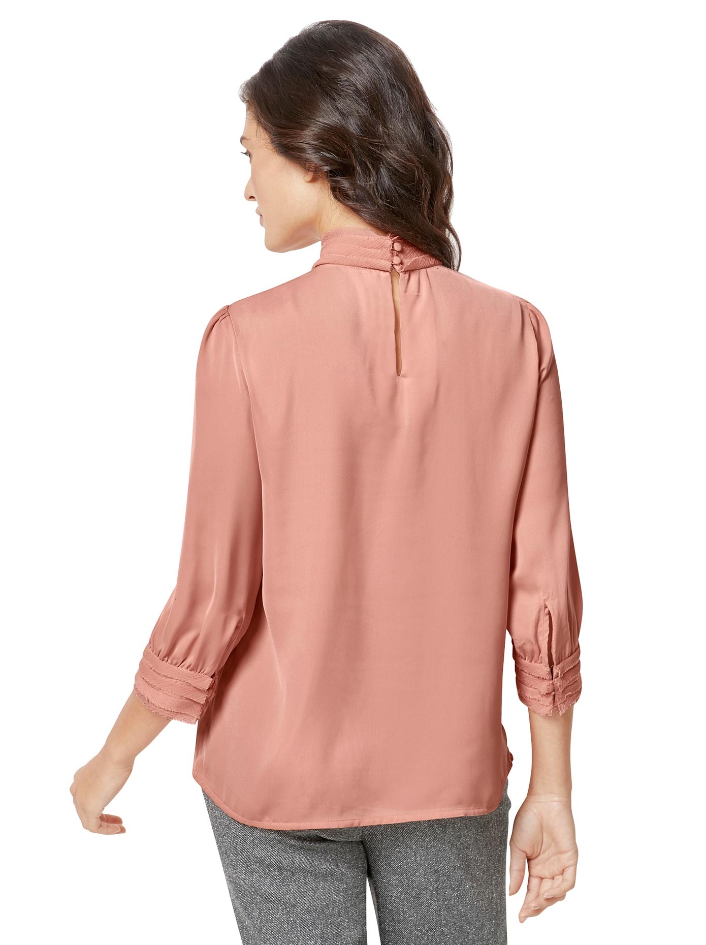 Bluse mit 3/4-lange Ärmel