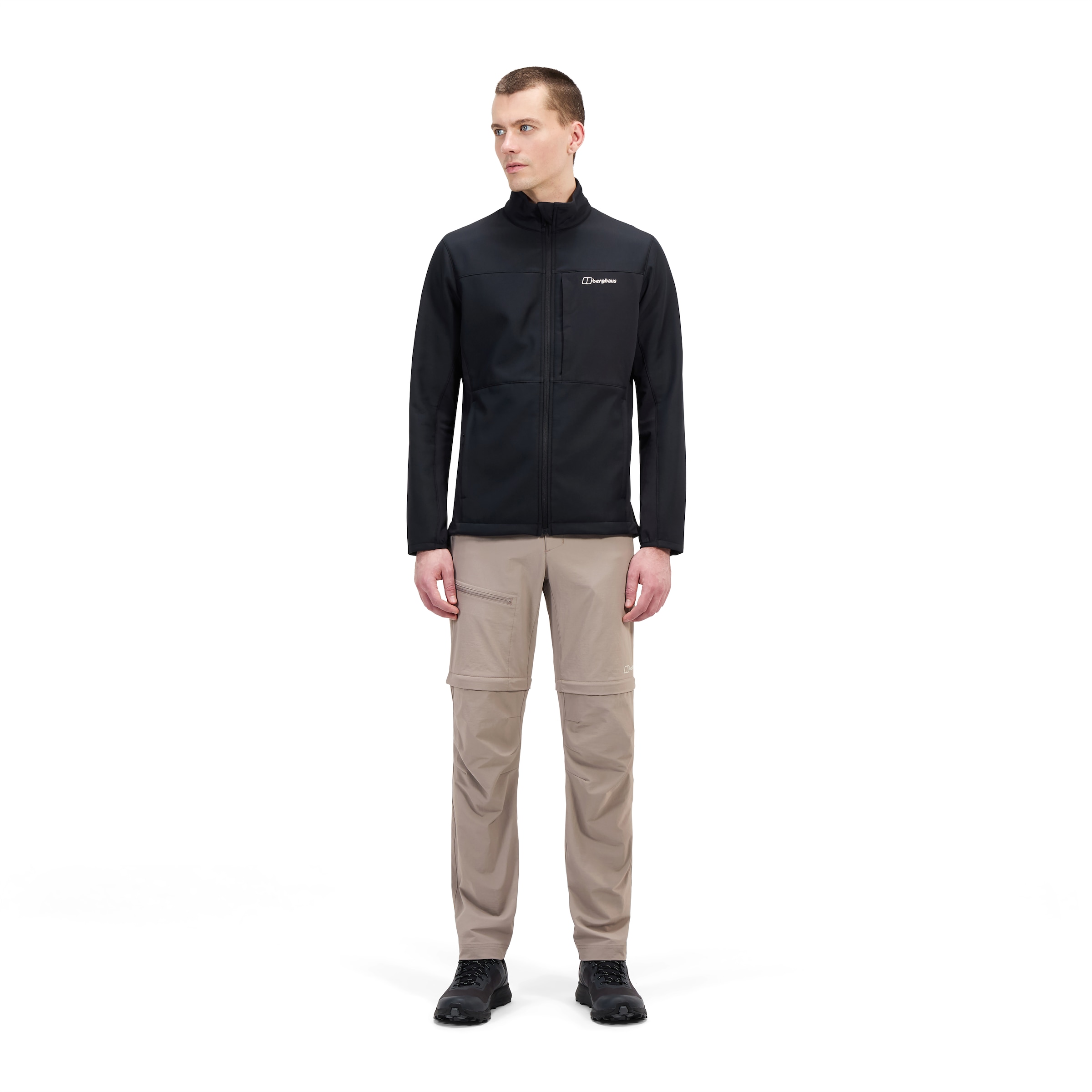 Berghaus Veste softshell »M GHLAS 3.0 SOFTSHELL JKT« sportlicher Stil, dehnbares Material, wasser- und windabweisend