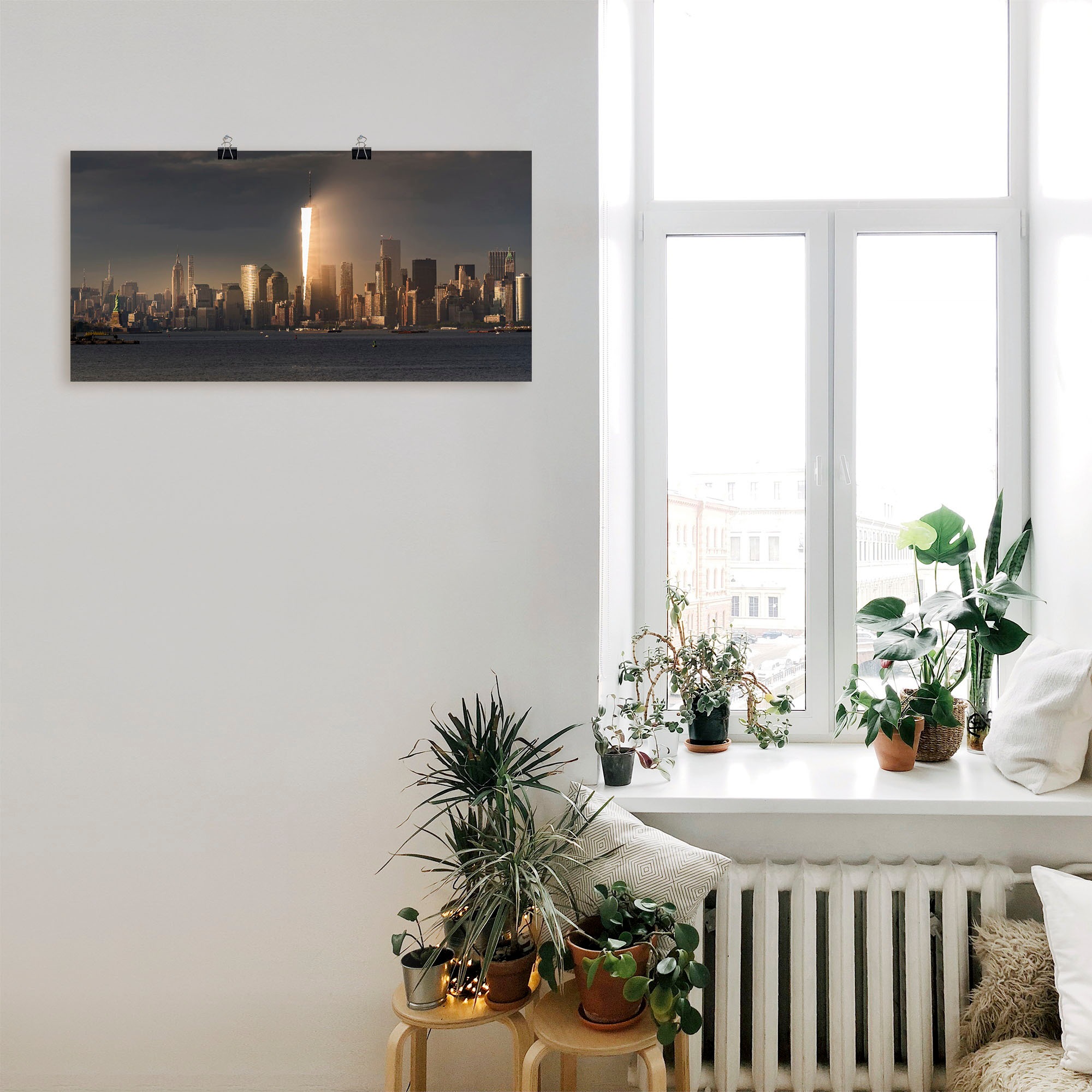 Artland Wandbild »New York Skyline I«, Amerika, (1 St.), als Alubild, Leinwandbild, Wandaufkleber oder Poster in versch. Grössen