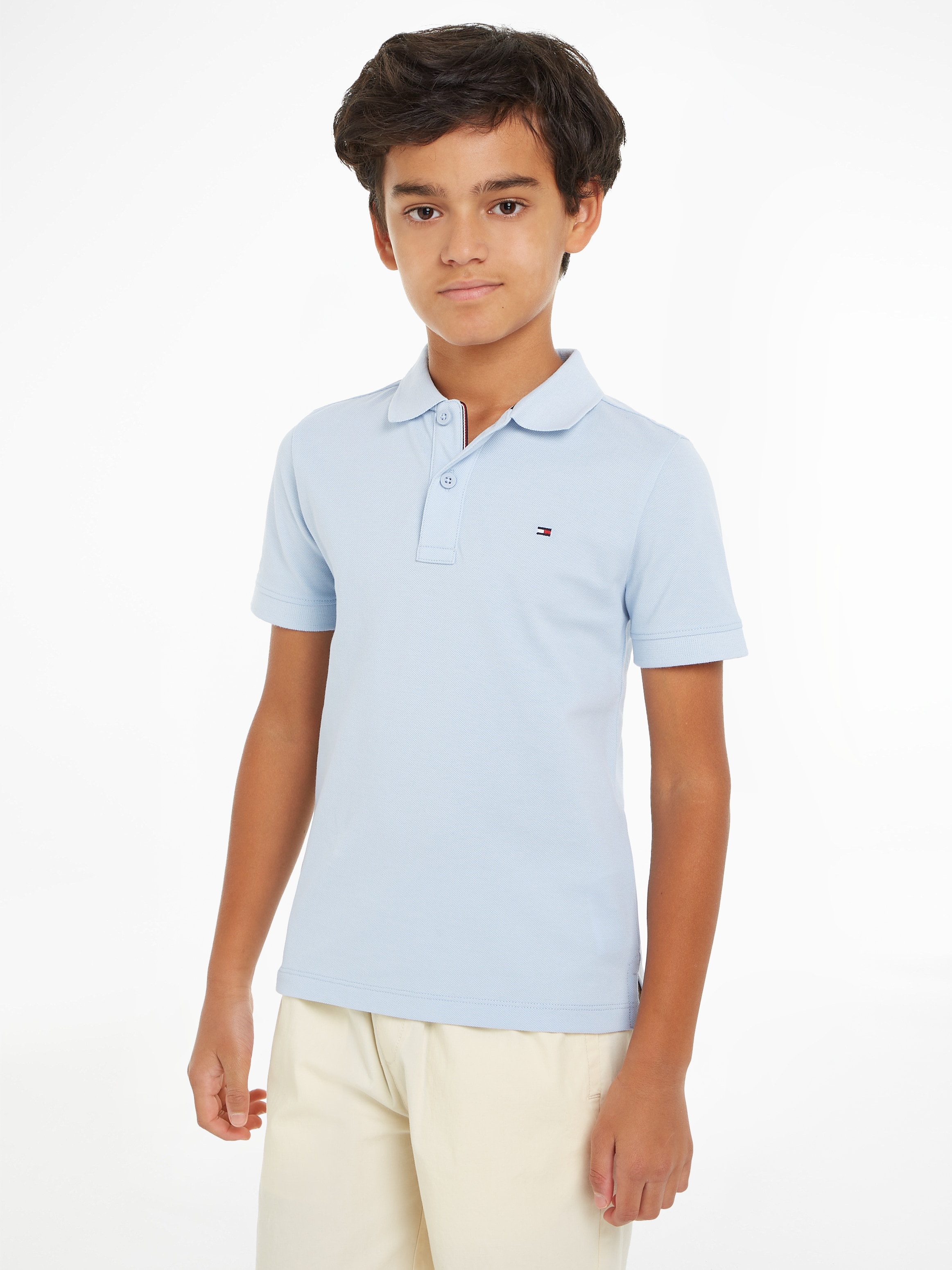 Tommy Hilfiger Poloshirt »FLAG POLO SS«, mit Logostickerei