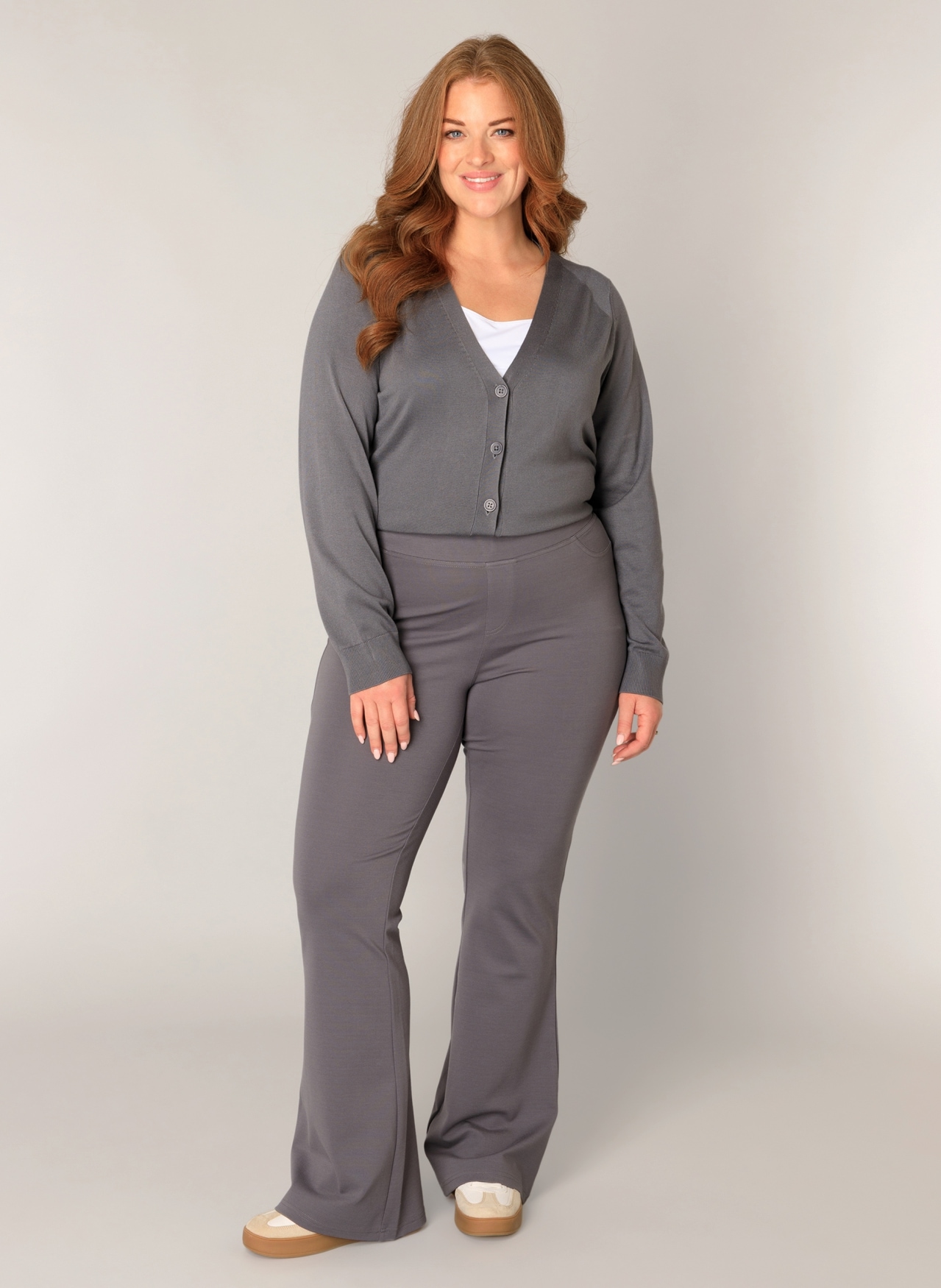 Base Level Curvy Treggings »Allie«, Aktuelle Boocut-Form