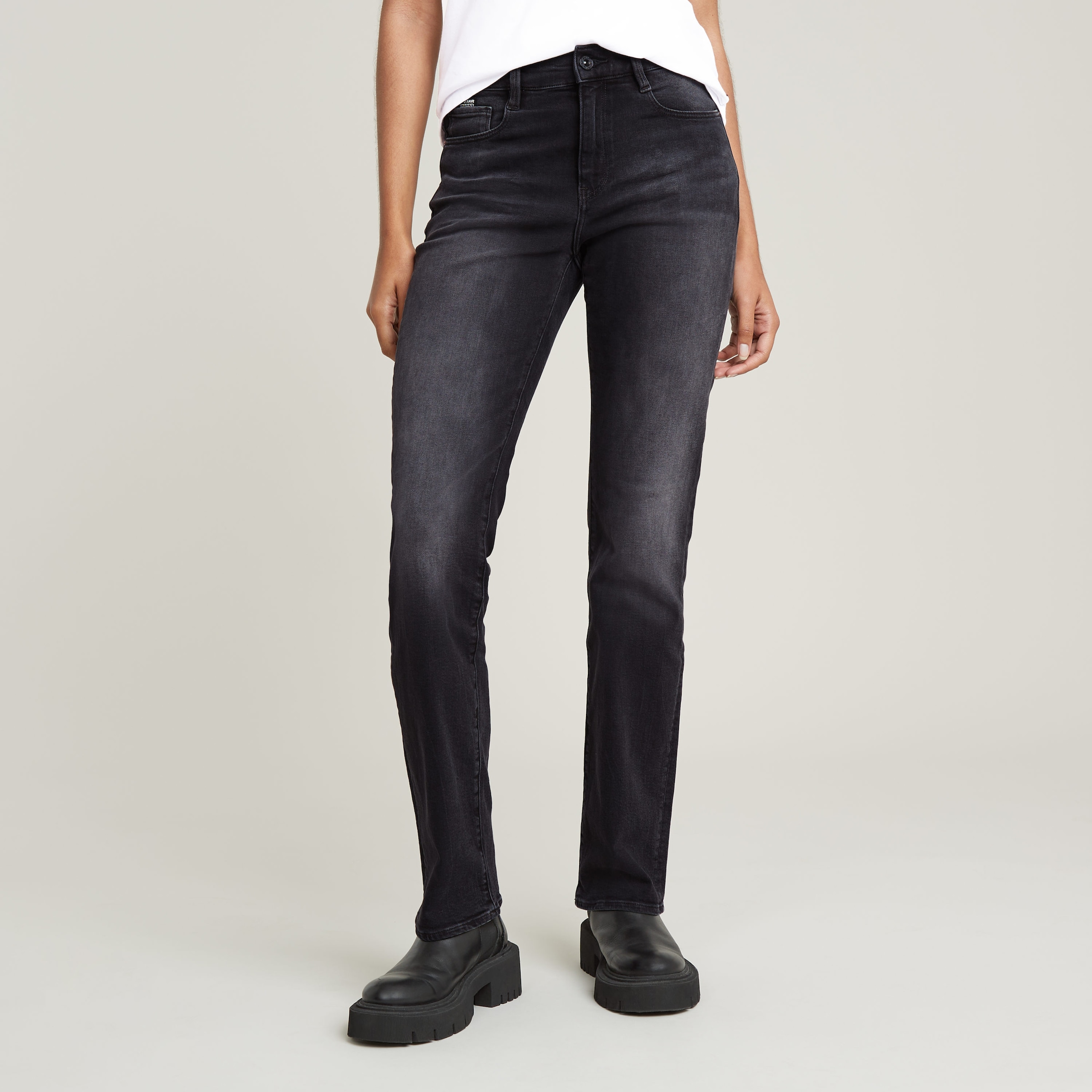 Image of G-STAR Straight-Jeans "Strace Straight Wmn" im 5-Pocket-Stil