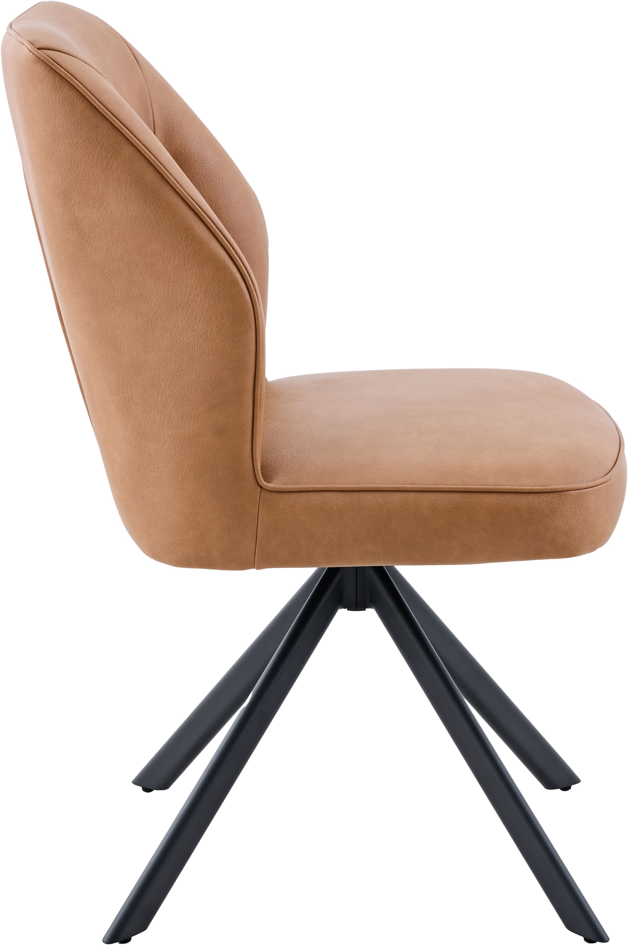 HELA Chaise à 4 pieds »PRIZZI« (Ensemble) 1 cuis4-Fuss, 360° drehbar, Gestell oval, gepolstert, Lederoptik