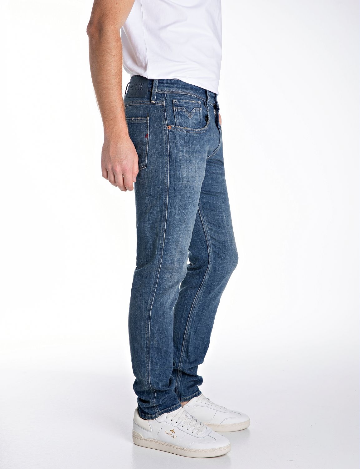 Replay Slim-fit-Jeans »ANBASS«, mit Washed-Optik