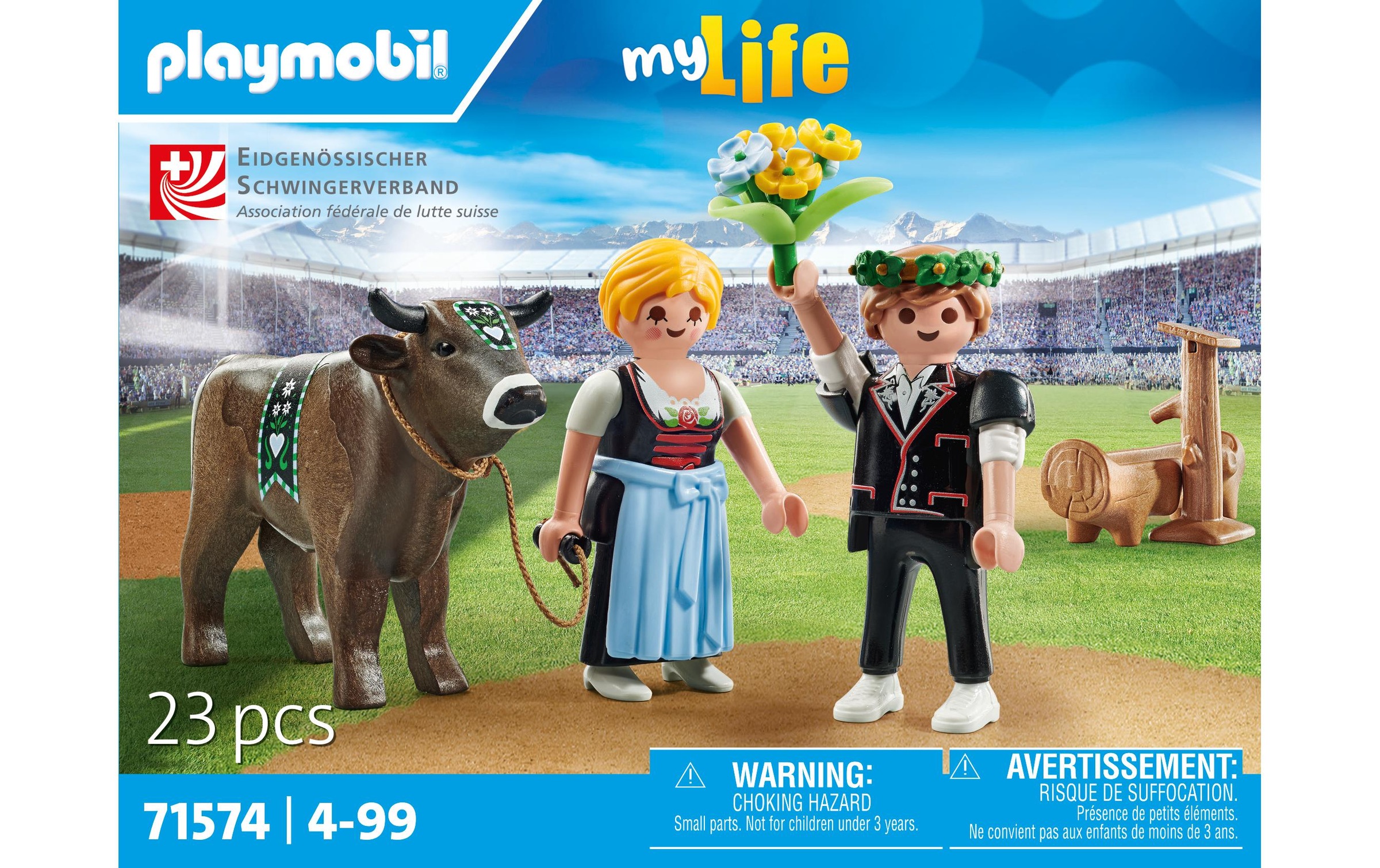 Image of Playmobil Spielbausteine "My Life Siegerehrung Schwingerkönig 71574"