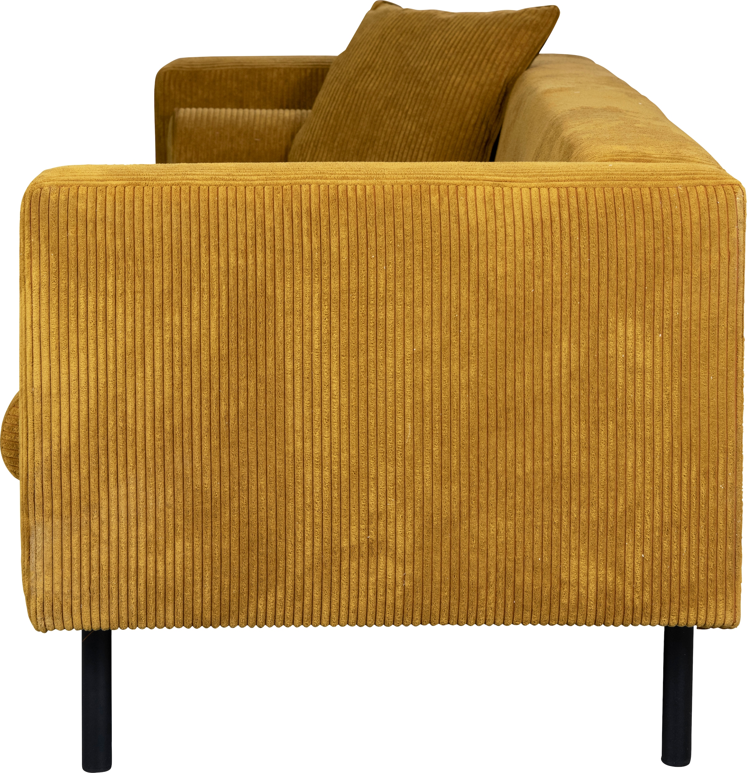 Guido Maria Kretschmer Home&Living 2-Sitzer »Lillibeth Designsofa mit Wellenunterfederung, Masse B/T/H: 155/74/83 cm«, Zierkissen als Wendekissen, in Samtoptik oder Cord