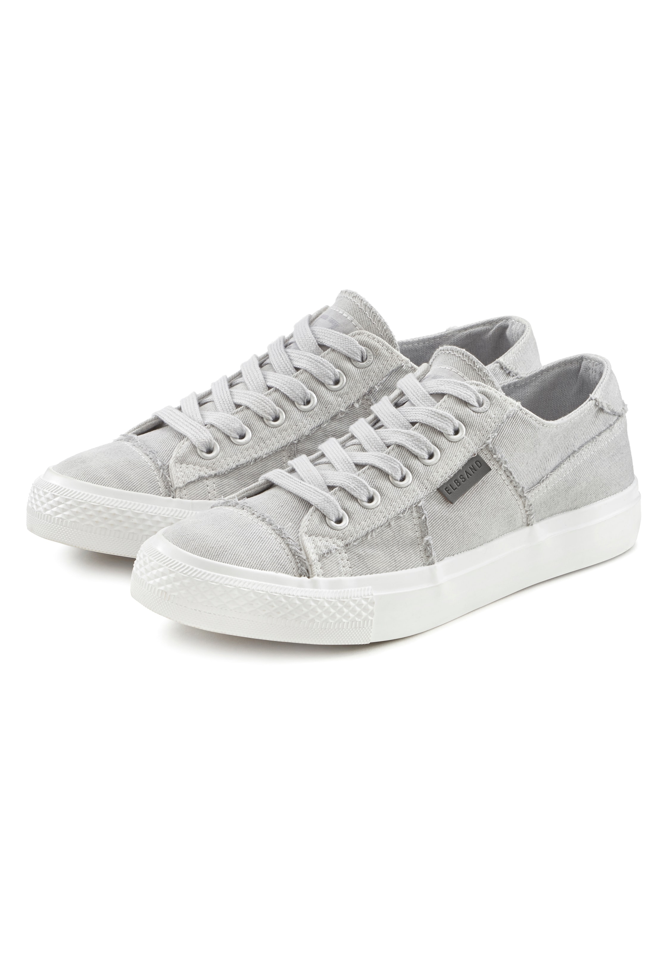 Elbsand Sneaker »Schnürschuh,«, Schnürhalbschuh, Freizeitschuh aus Textil, Used-Look VEGAN