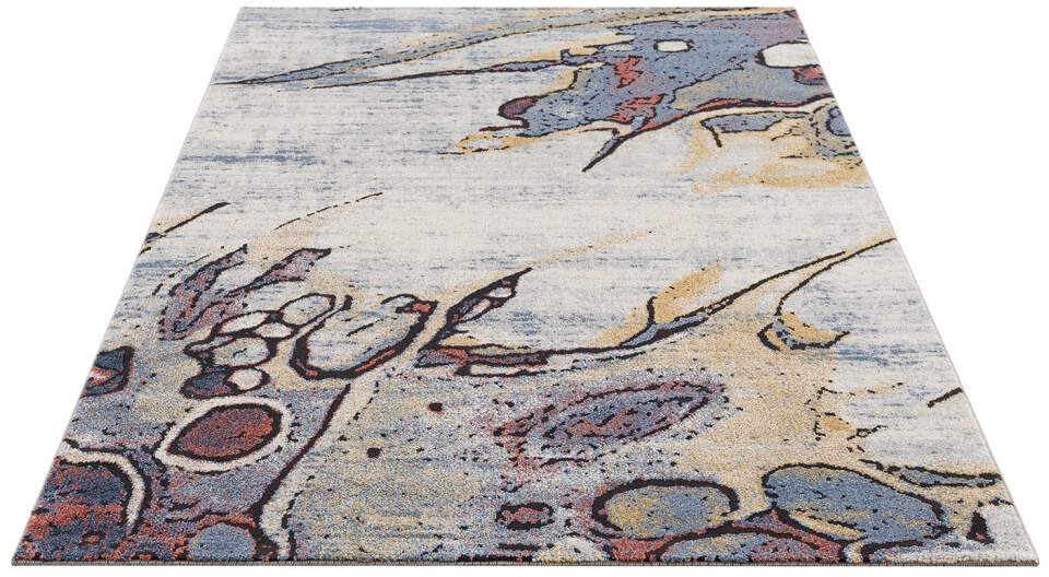 Image of Carpet City Teppich »Mista 2699«, rechteckig, 9 mm Höhe, Kurzflor, Abstrakt, Multicolor, Weich, ideal für Wohnzimmer & Schlafzimmer bei Ackermann Versand Schweiz