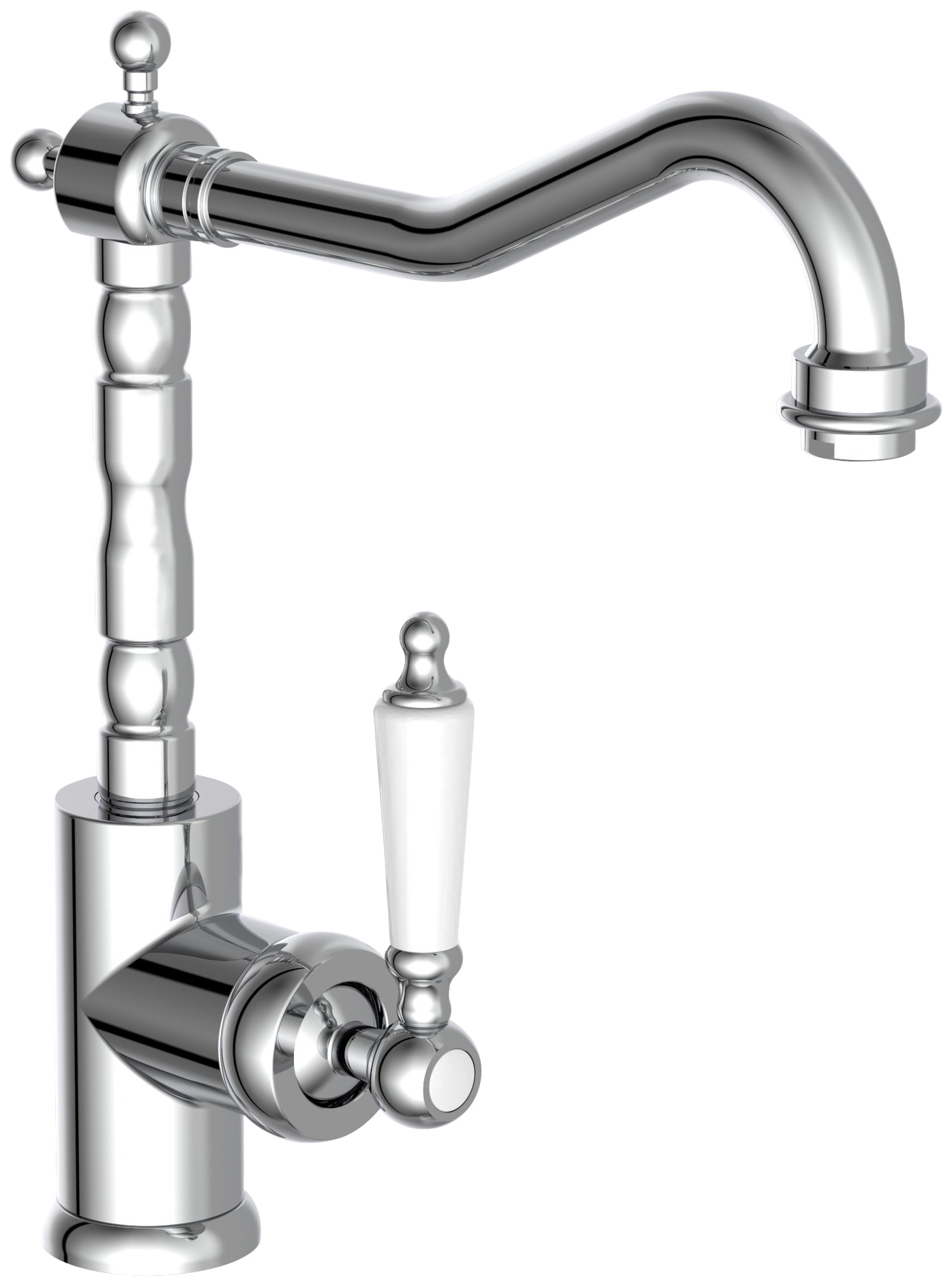 Image of Schütte Spültischarmatur "Old Style" Wasserhahn Küche im Retro Style, 360 schwenkbare Mischbatterie