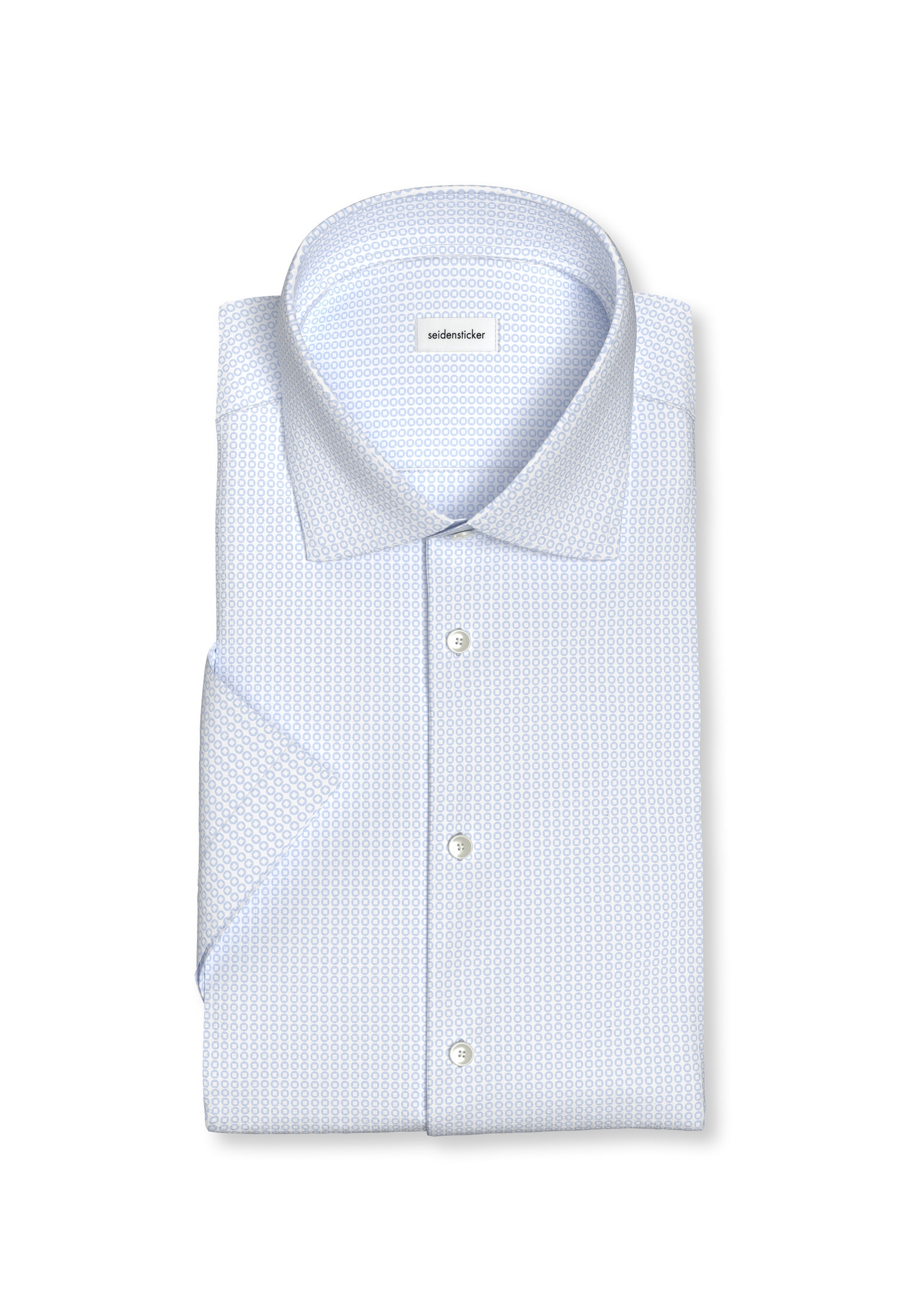 seidensticker Businesshemd »Slim« Slim 1/2 Kentkragen Druck