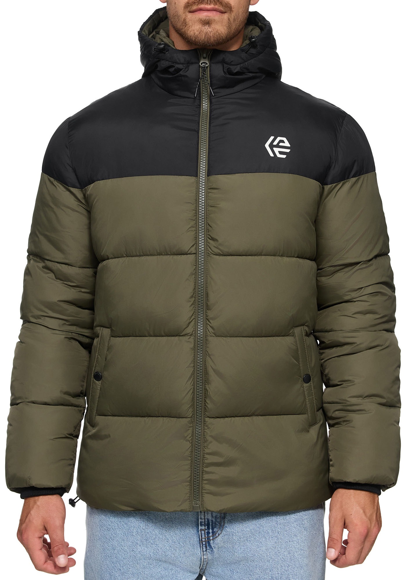 Image of Indicode Steppjacke "INAlanin" mit Kapuze