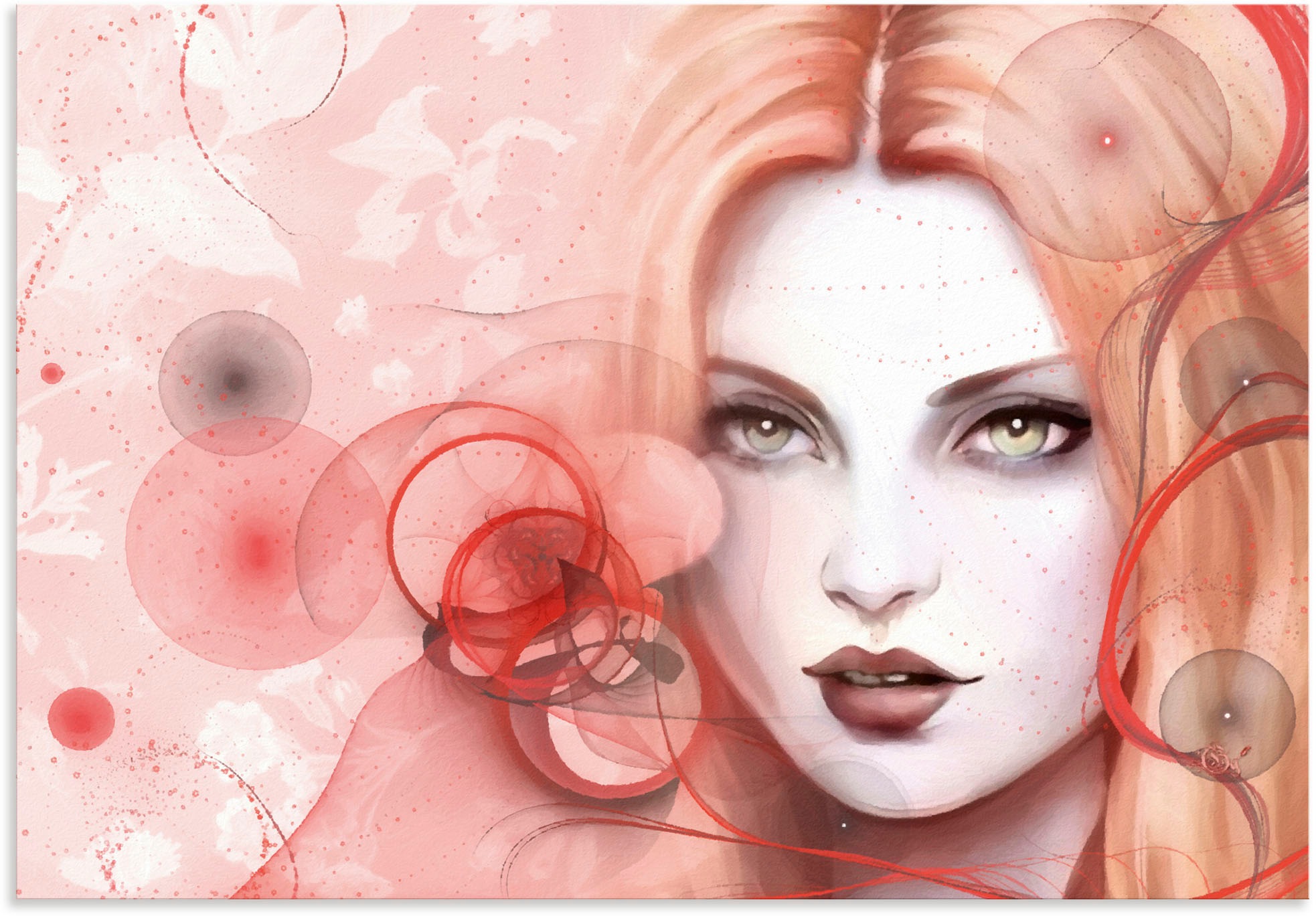 Image of Artland Wandbild »Mädchen mit Wirbeln«, Bilder von Frauen, (1 St.), in vielen Grössen & Produktarten - Alubild / Outdoorbild für den Aussenbereich, Leinwandbild, Poster, Wandaufkleber / Wandtattoo auch für Badezimmer geeignet bei Ackermann Versand Schweiz