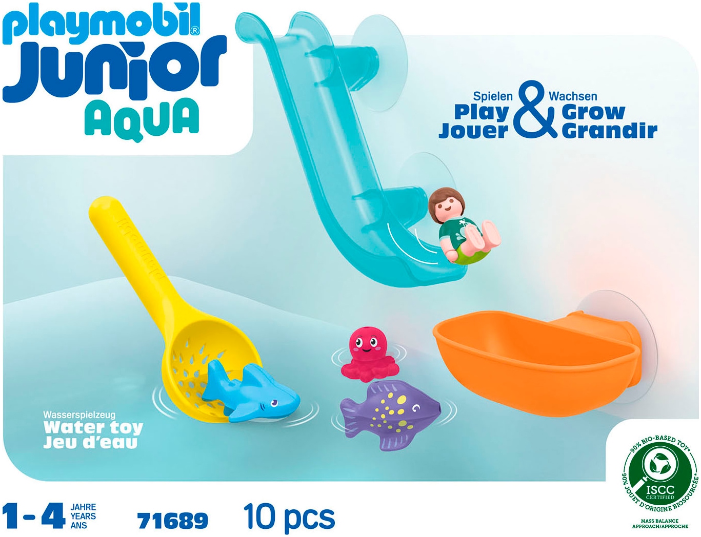 Playmobil® Jeu de construction »Fangspass mit Meerestierchen (71689), JUNIOR« fabriqué en Europe