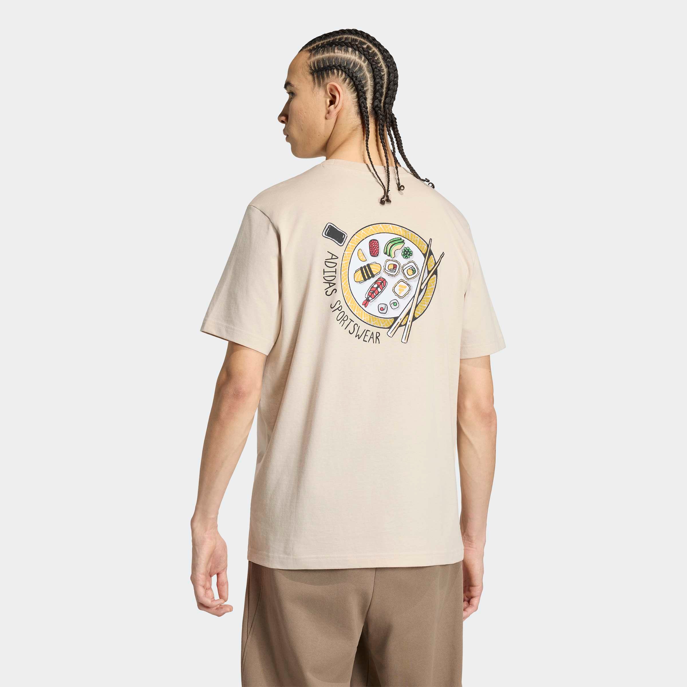 adidas Sportswear T-shirt »M SUSHI T« En coton, pour adultes, design basique