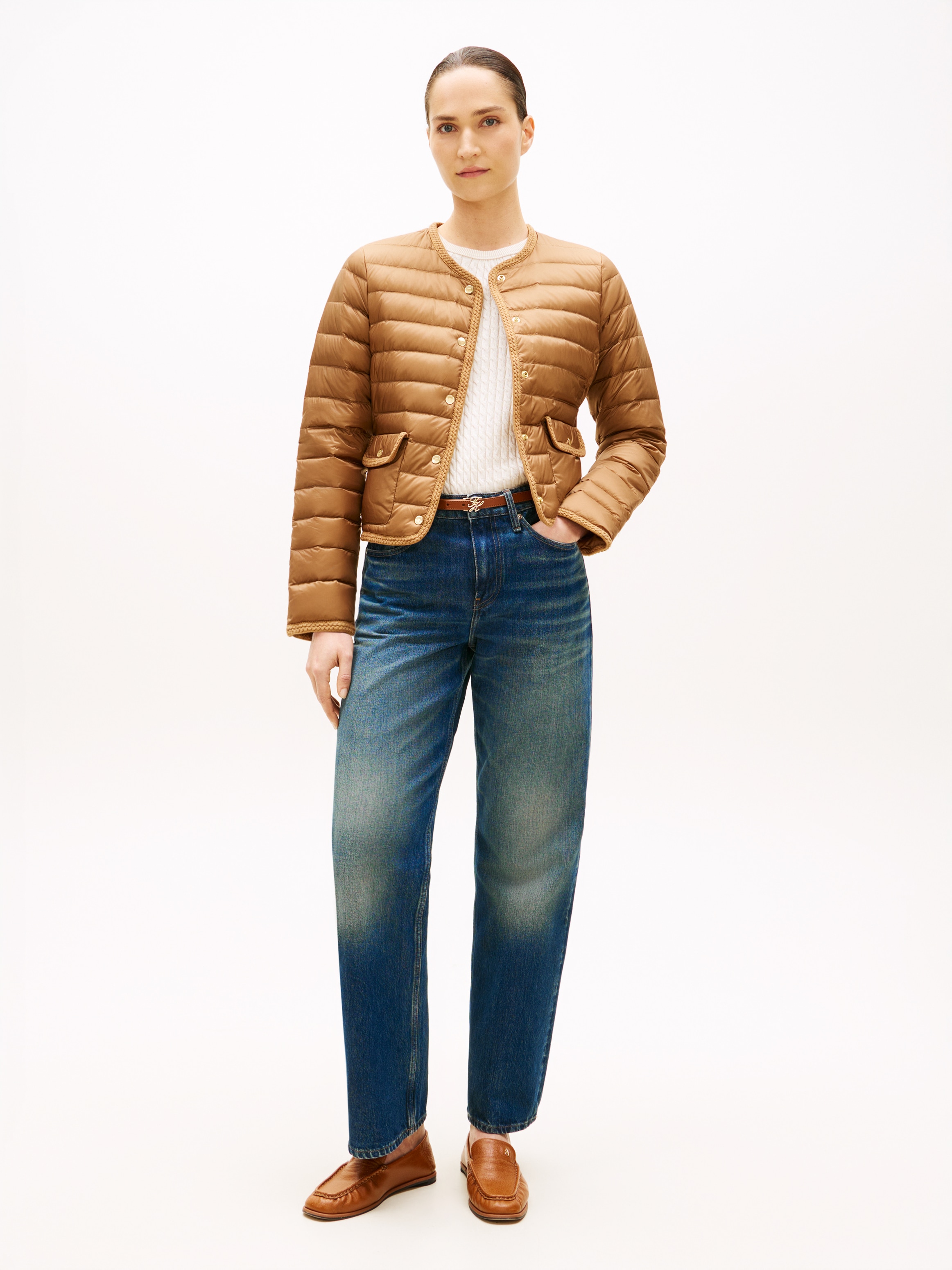 Tommy Hilfiger Veste matelassée »FEMININE LW DOWN JACKET« avec poches appliquées