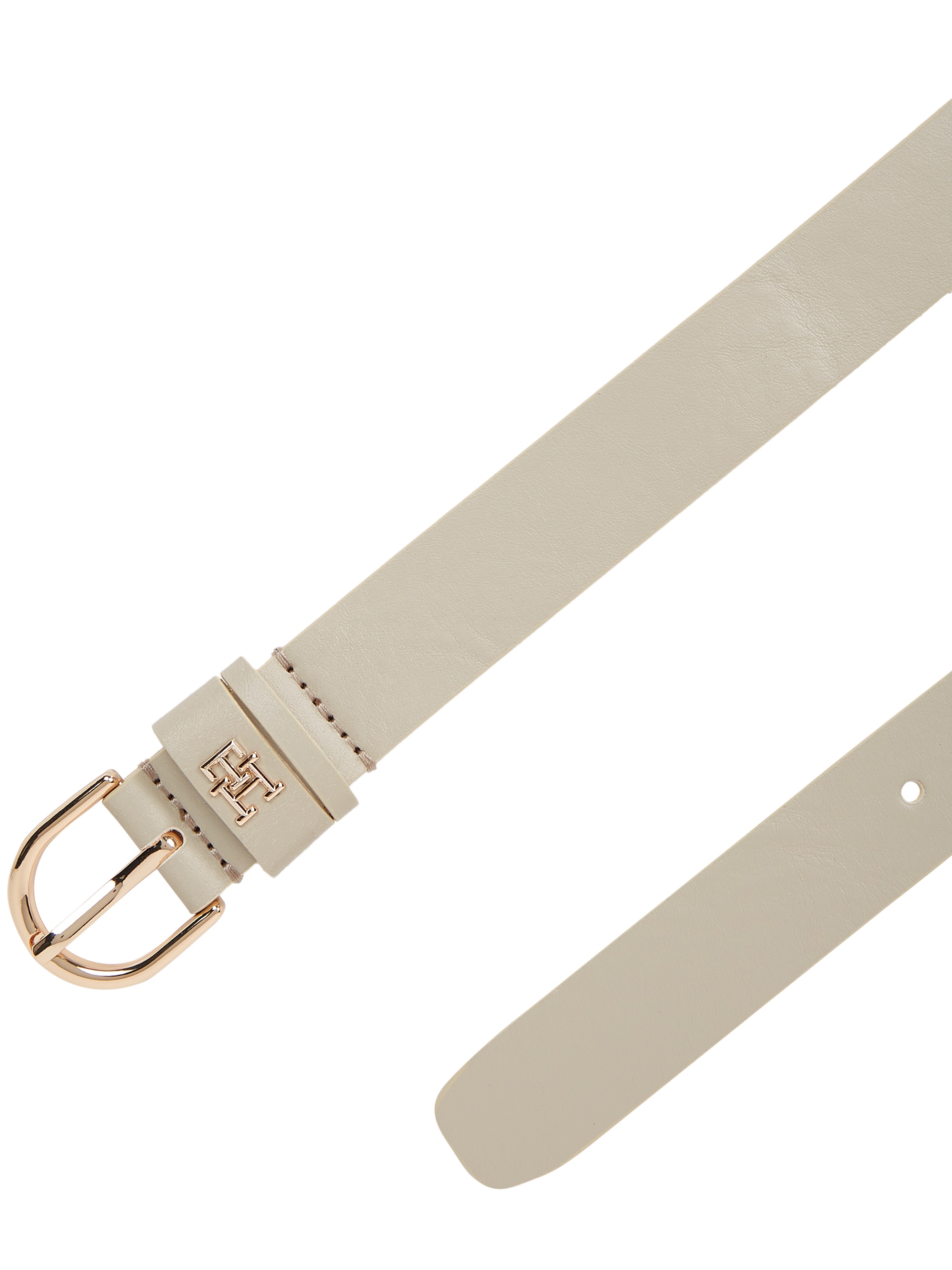Tommy Hilfiger Ledergürtel »ESSENTIAL EFFORTLESS 2.5«, Logoemblem, weiche Haptik, ovale Einfachdornschliesse