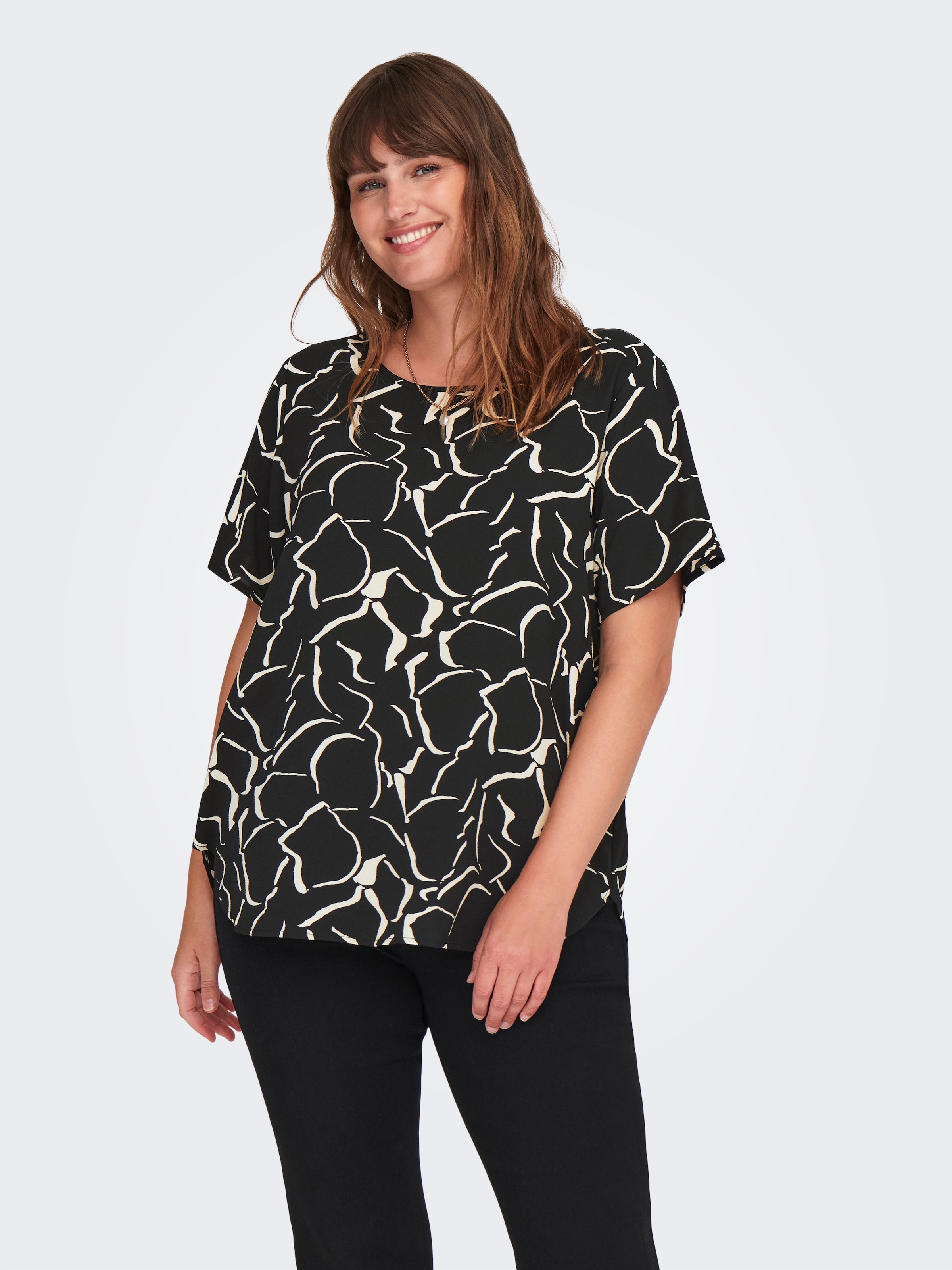 Shirtbluse »CARVICA SS TOP WVN NOOS«