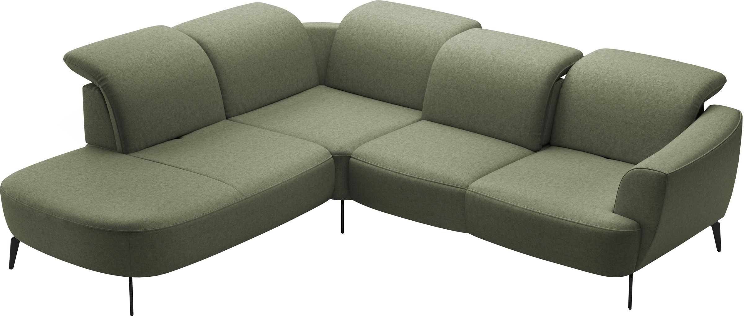 sit&more Ecksofa »Zoe« ink.Sitztiefenverstellung, wahlweise mit Kopfteilverstellung