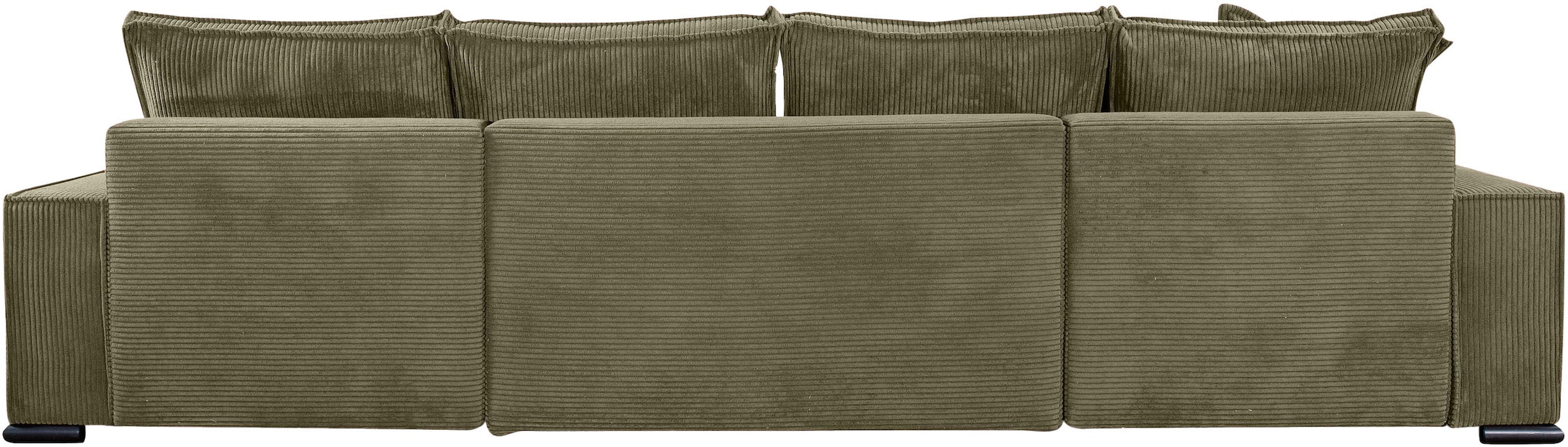 COLLECTION AB Paysage de salon »Manhattan, Breite 313 cm, Auswahl in zwei verschiedenen Cord-Bezügen« Wohnlandschaft,2  Ottomane,Bonnelfederkern,Schlaffunktion