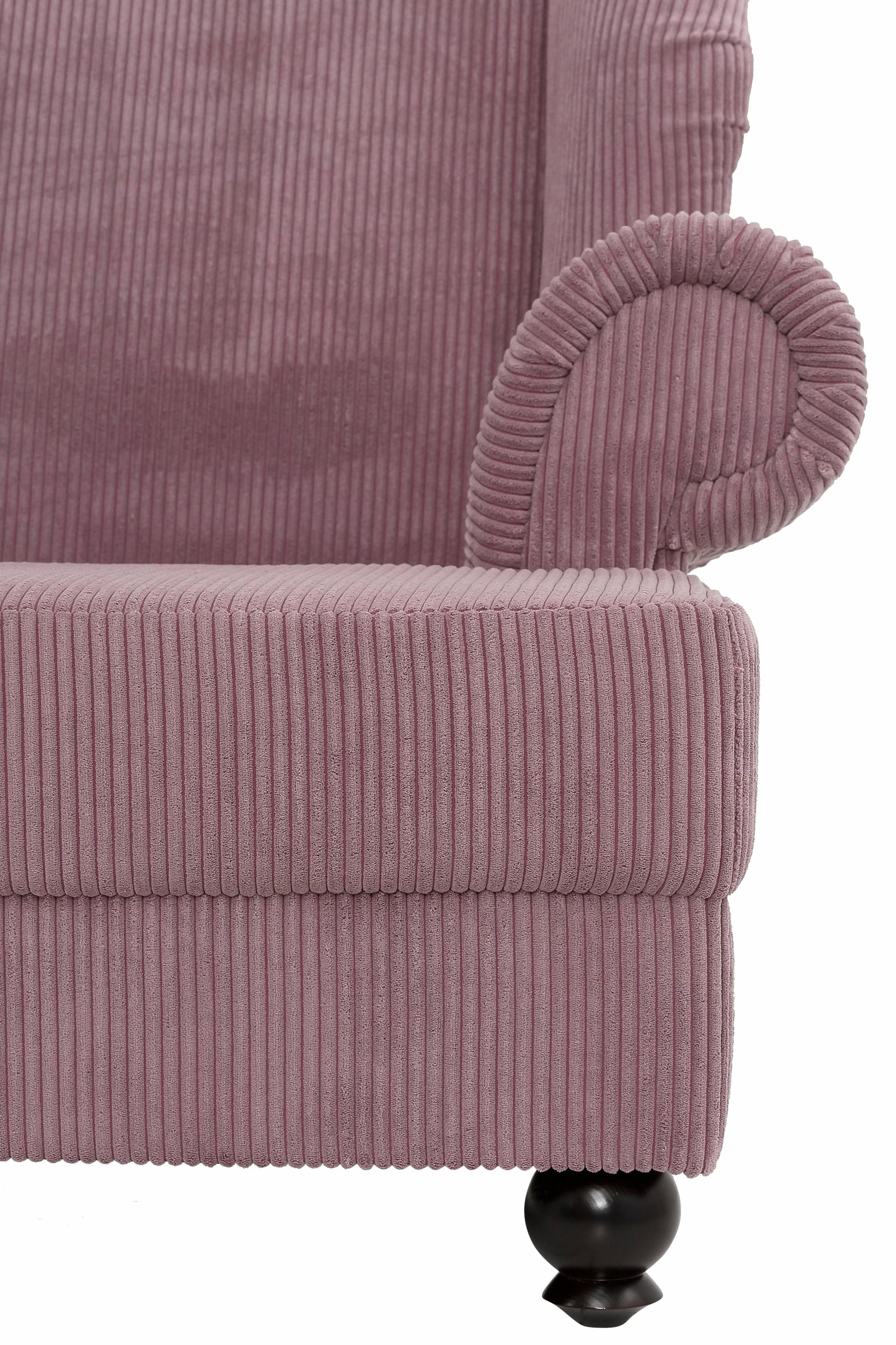 Home affaire XXL-Sessel »King Henry, Sessel, Ohrensessel, Relaxsessel, Big Sessel, Breite 121cm«, mit Federkern, in legerer Polsterung und losen Kissen