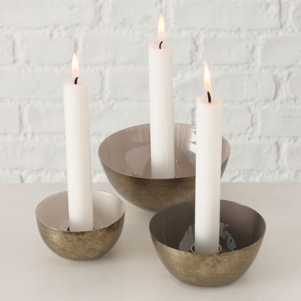 BOLTZE Kerzenhalter »Jaryn, Weihnachtsdeko«, St.), Eisen, aus unterschiedlichen drei Grössen 3 kaufen in (Set