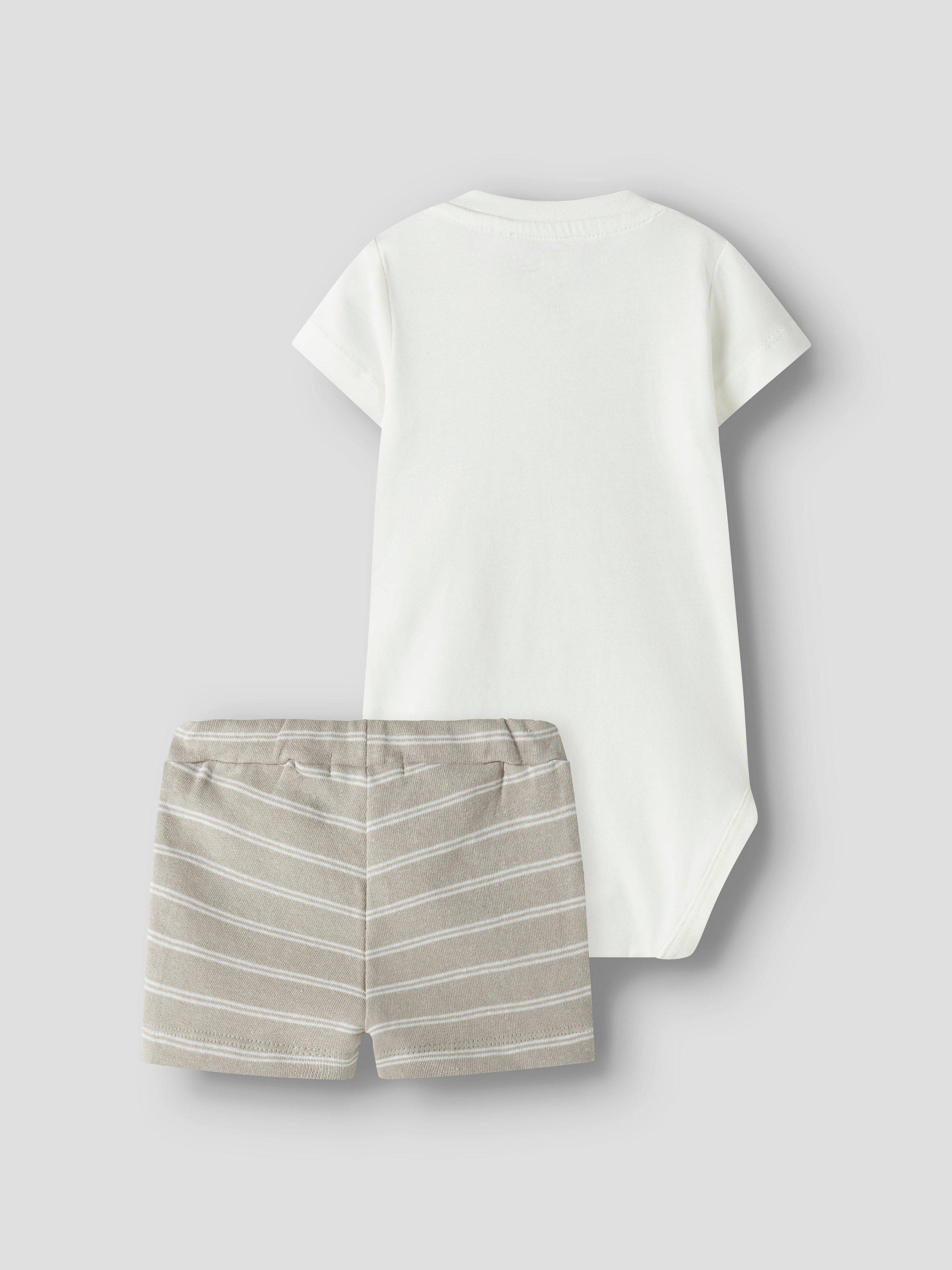 Name It Body à manches courtes »NBMHELMUT SWEAT SHORTS SET« Ensemble, Boîtier et shorts, 2 mélange coton, coupe régulière