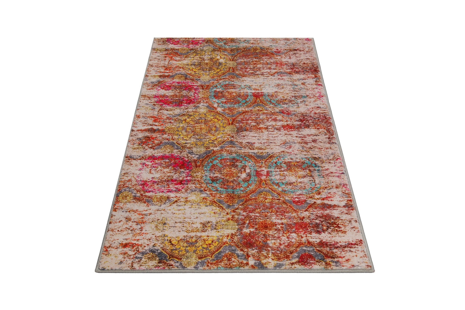 Wecon home Badematte "Beach Front" Höhe 0,5 mm fußbodenheizungsgeeignet Vintage, waschbar, rutschfest, schnell trocknend, robust, Badteppich