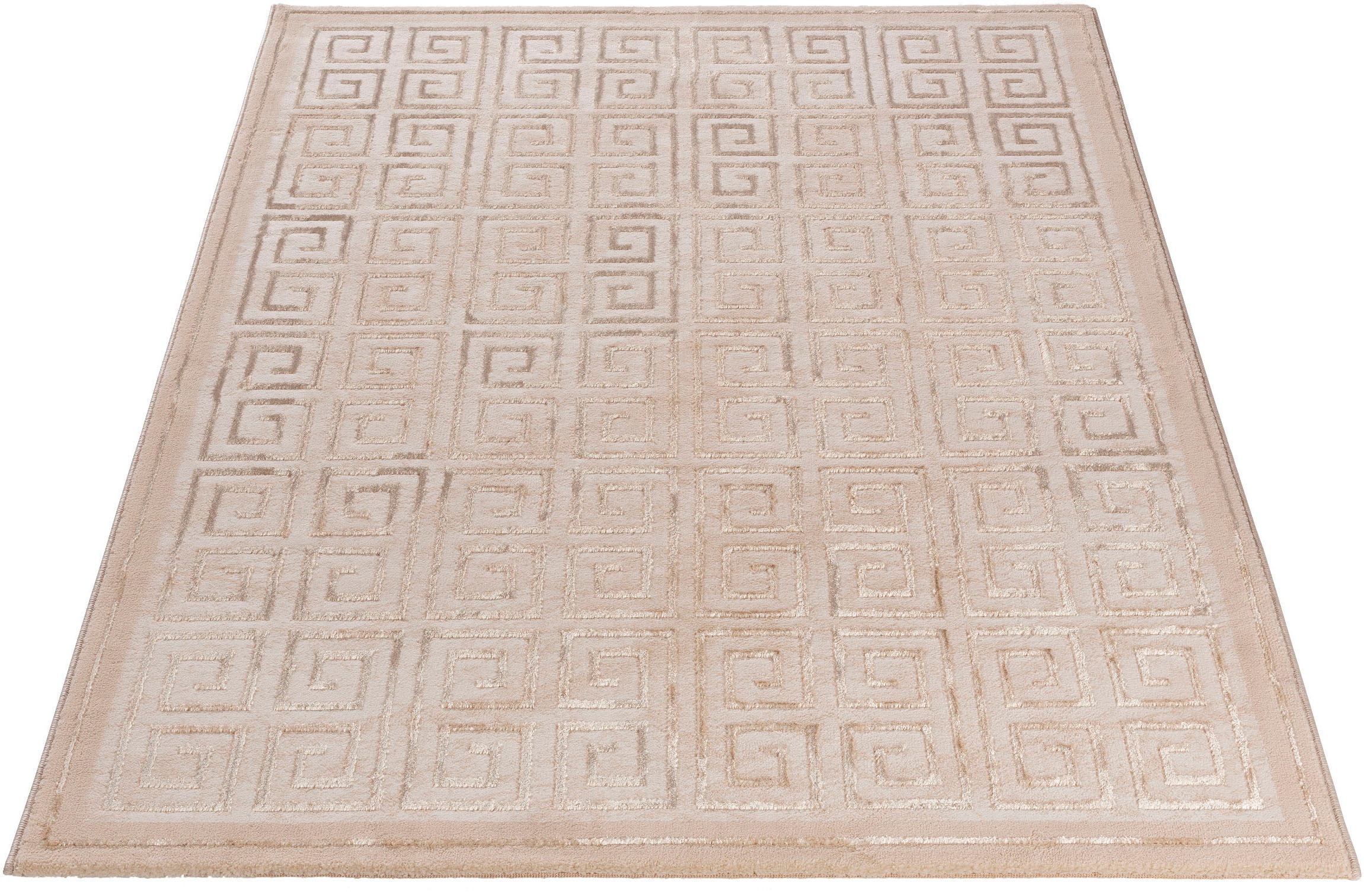 Image of Sehrazat Teppich »Lara 703«, rechteckig, 10 mm Höhe, Hoch-Tief-Struktur, mit Glanz, Wohnzimmer bei Ackermann Versand Schweiz
