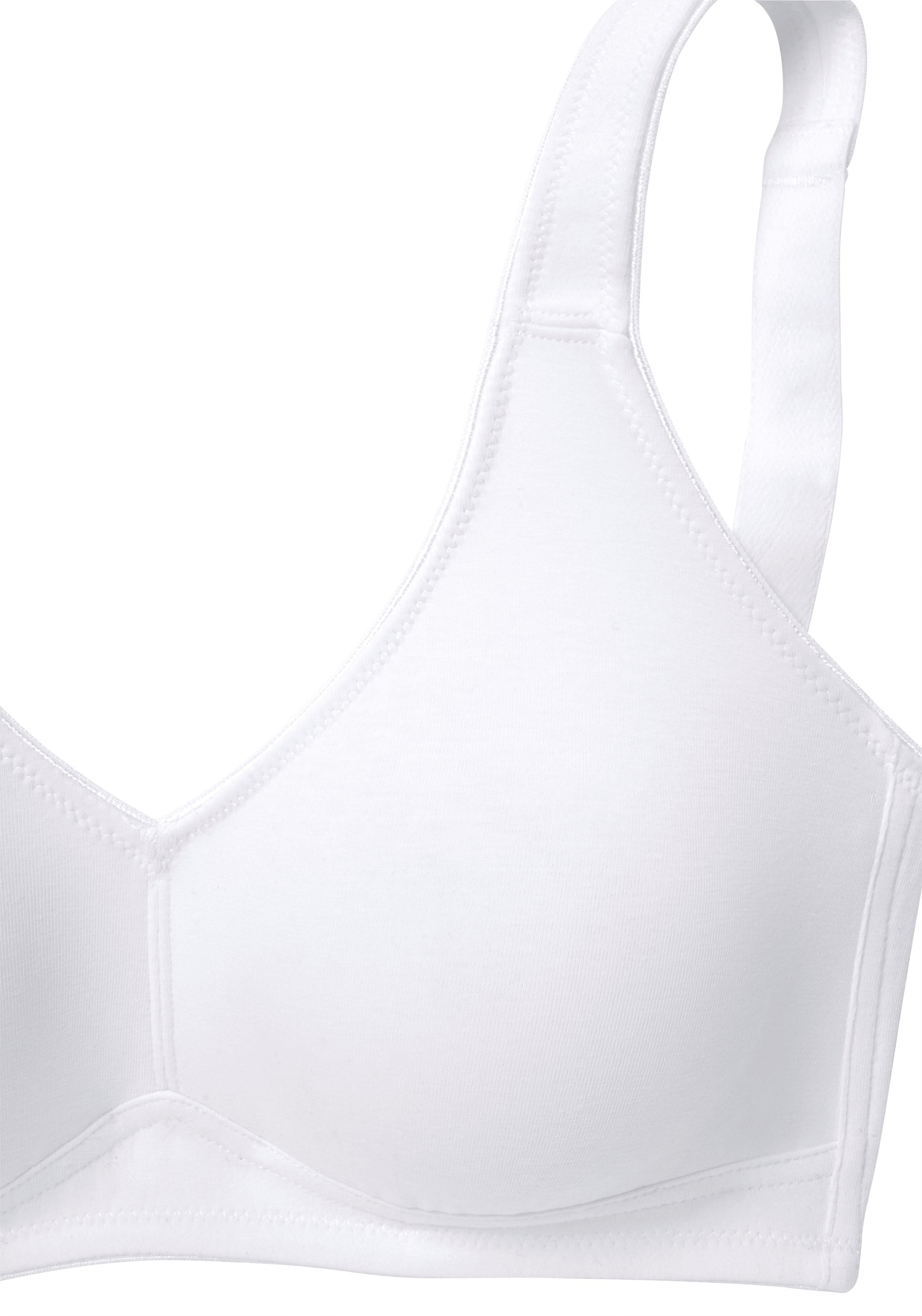 weicher Baumwolle, Soft-BH, Dessous versandkostenfrei Stück), aus 2 kaufen Bügel, (Packung, ♕ fleur ohne Basic petite