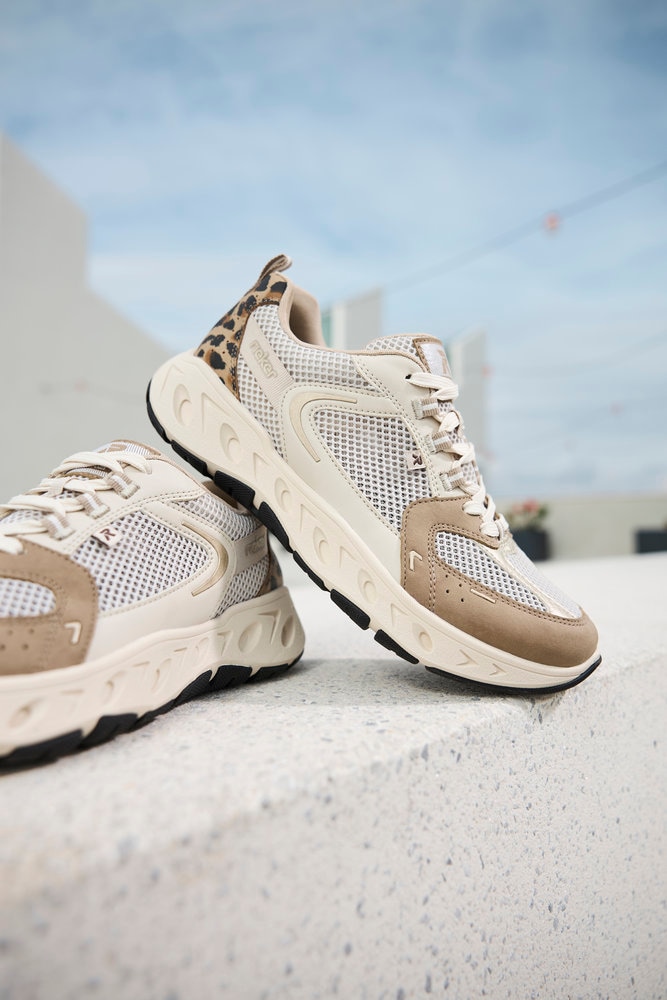 Rieker Baskets à plateforme  Chaussure à lacets, sneaker de loisirs, chaussure basse avec semelle intérieure MemoSoft