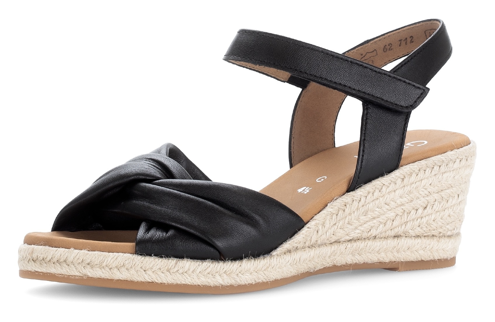 Image of Gabor Keilsandalette "ATHEN", Riemchensandale, Sommerschuh mit Klettverschluss, G-Weite