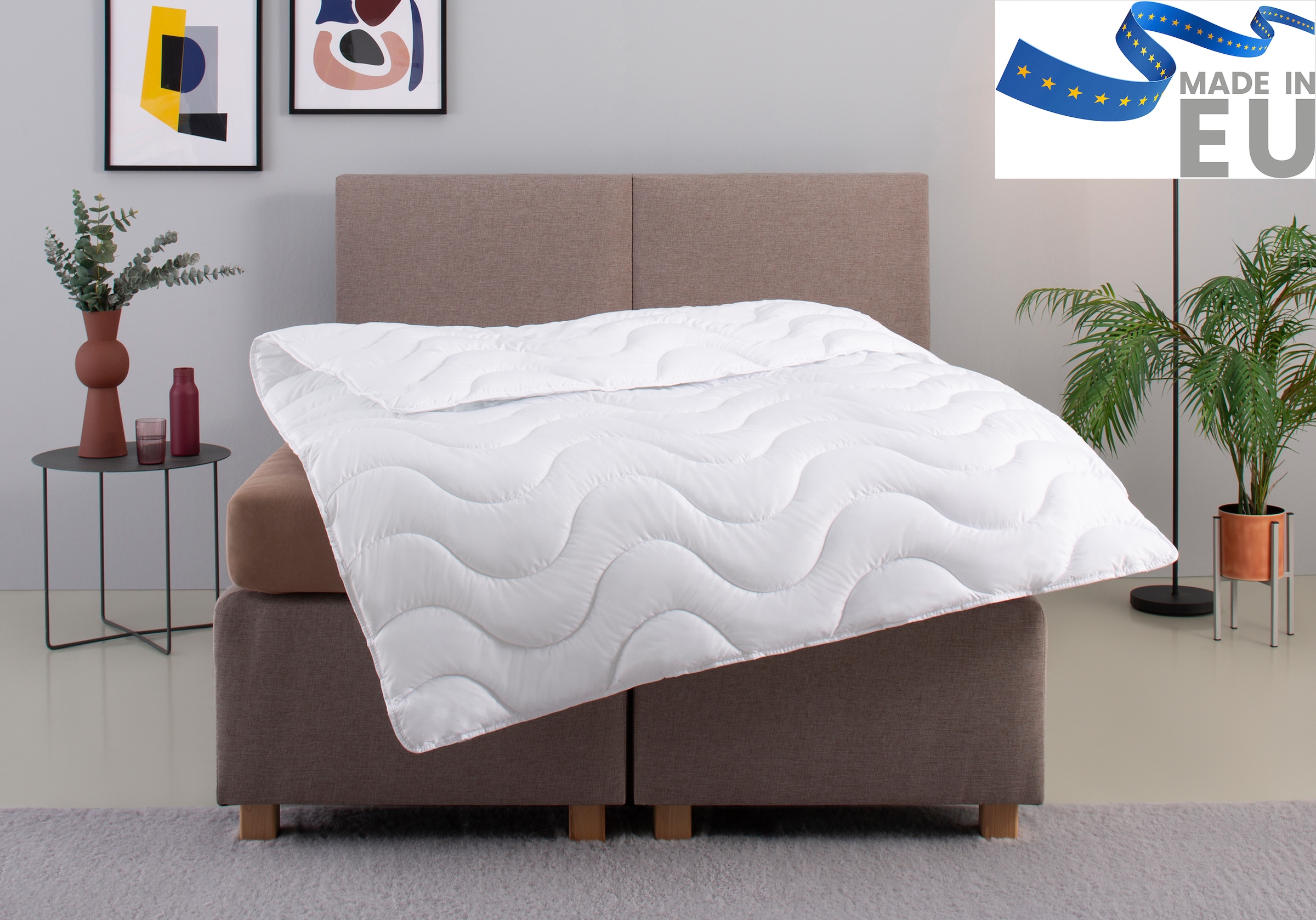 GOODproduct Microfaserbettdecke »Mailo Bettdecke 135x200 cm, 155x220 cm« leicht Füllung Polyester 1 Stk. tlg. Sommer, Winter, Decke, kuschelweicher Microfaser-Feinbatist Bezug