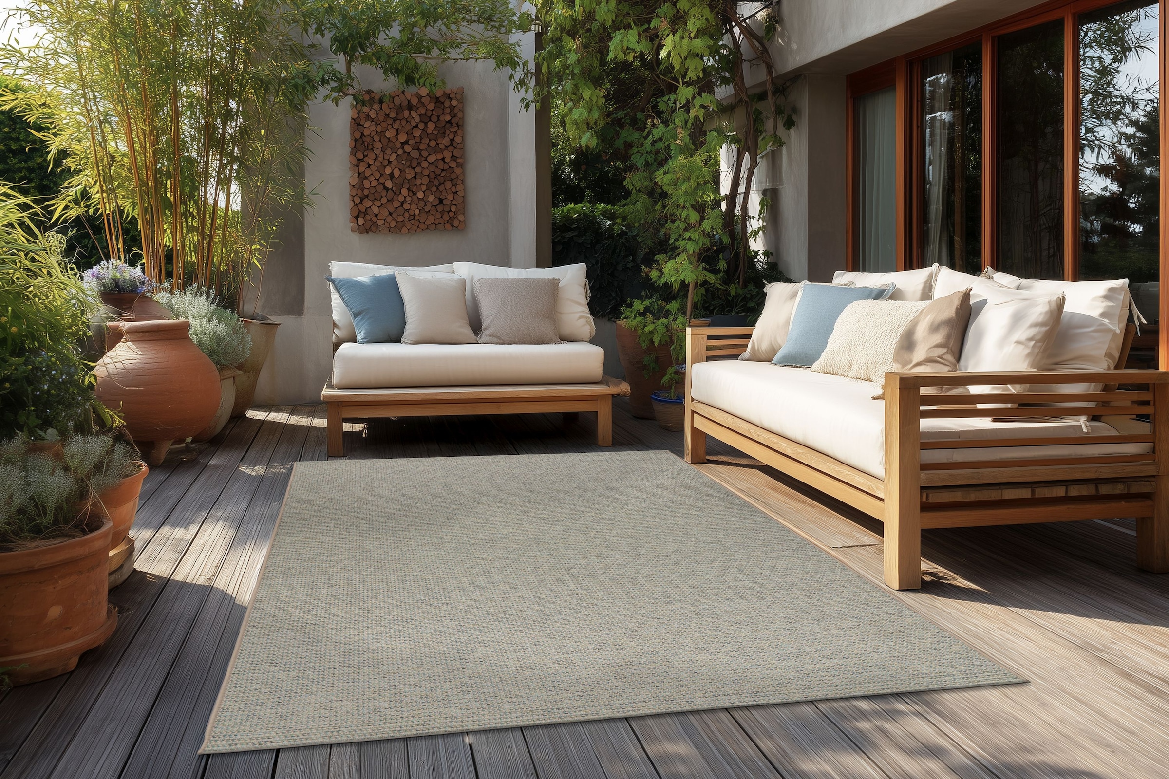 Image of Kayoom Teppich "Tribal 225" rechteckig 6 mm Höhe Kurzflor, In -und Outdoor geeignet