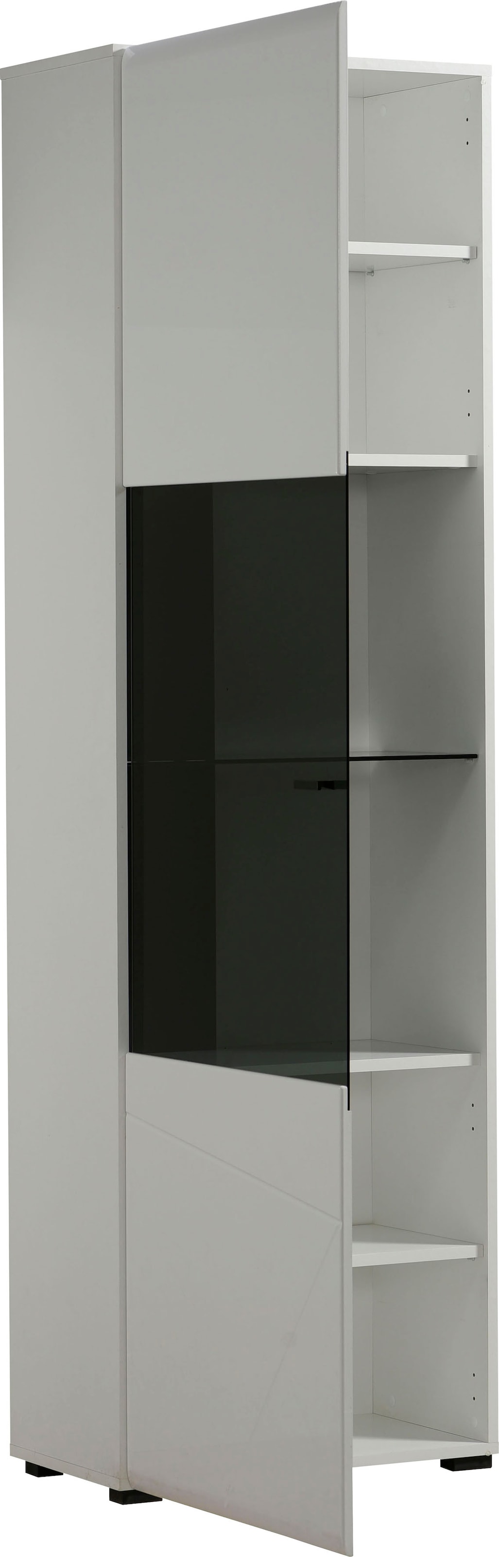 INOSIGN Vitrine »Trentino«, Höhe ca. 190 cm, Soft-Close-Funktion, Hochglanzfronten