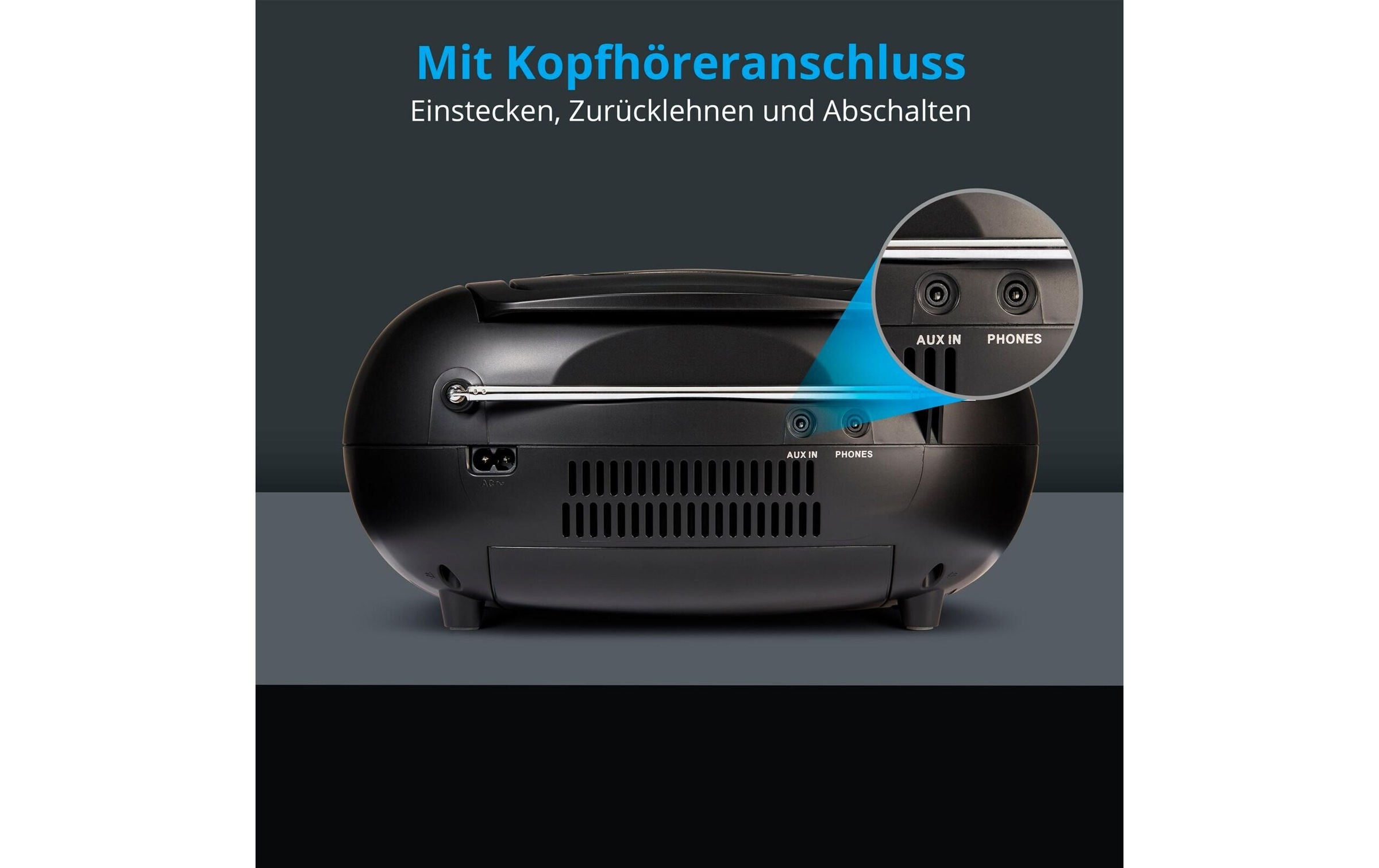 Medion® CD-Radiorecorder »LIFE E66476 Schwarz«