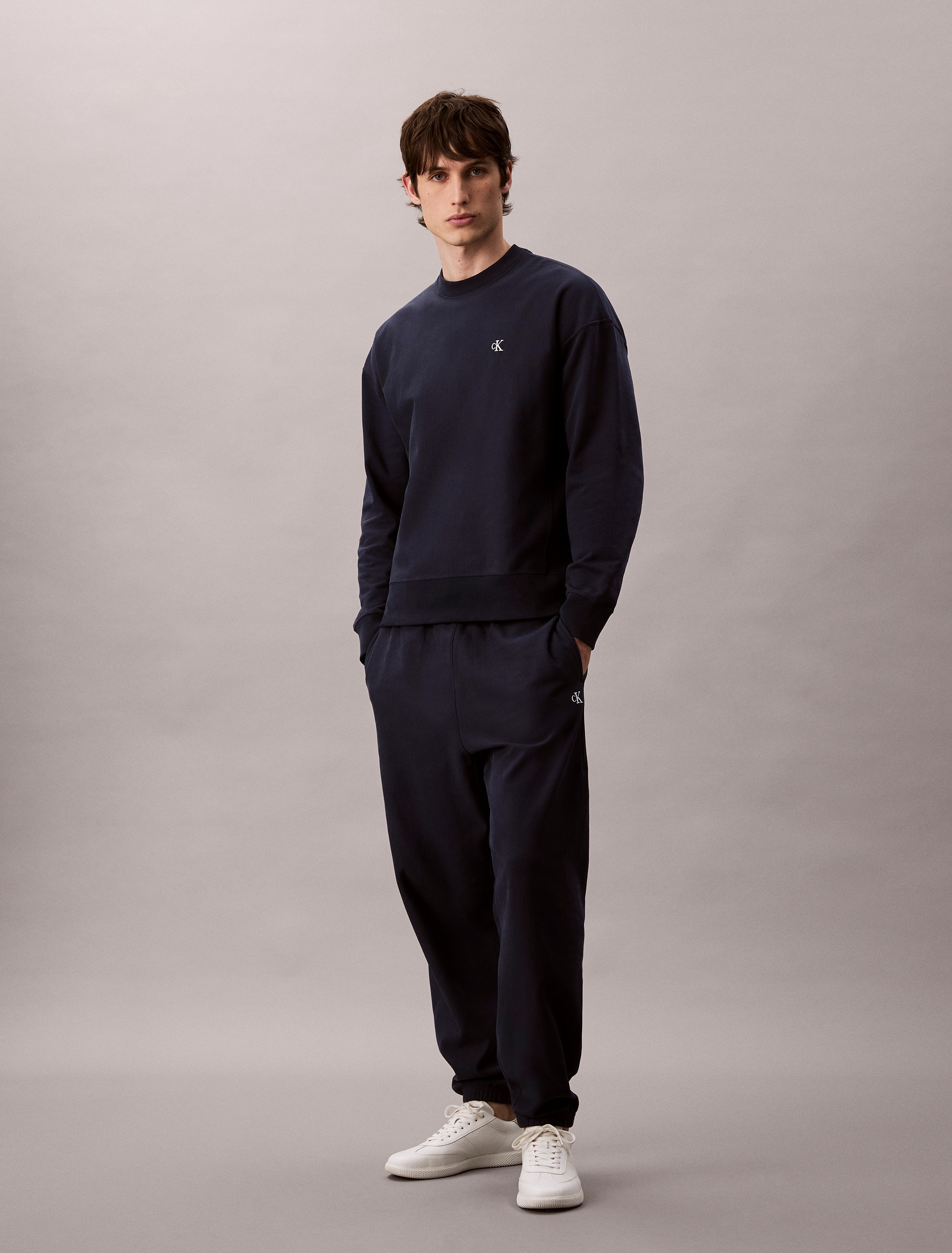 Image of Calvin Klein Sweathose "PREMIUM TERRY MONOGRAM JOGGER" Mit elastischem Bund