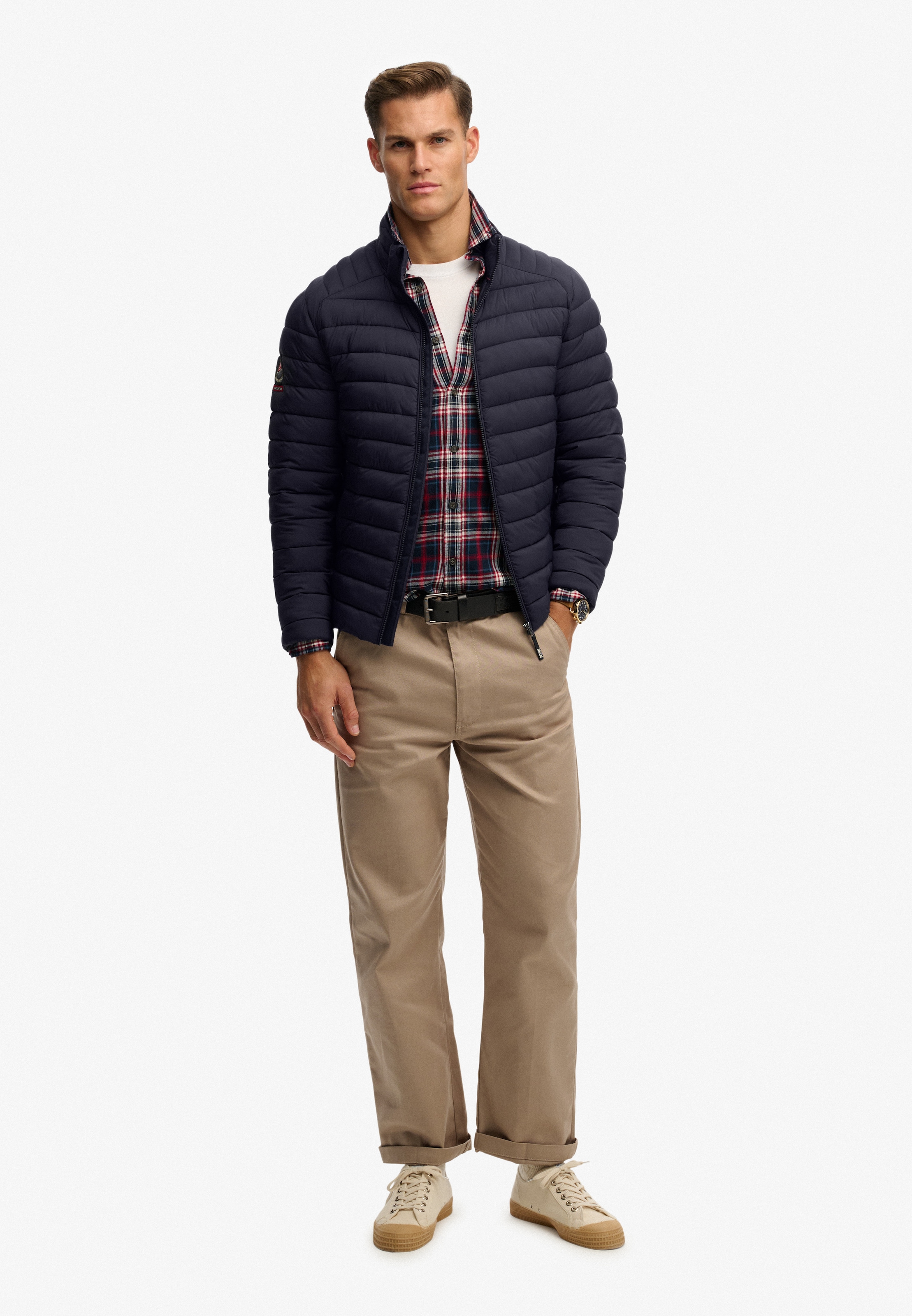 Superdry Steppjacke »FUJI LITE PADDED JACKET« ohne Kapuze