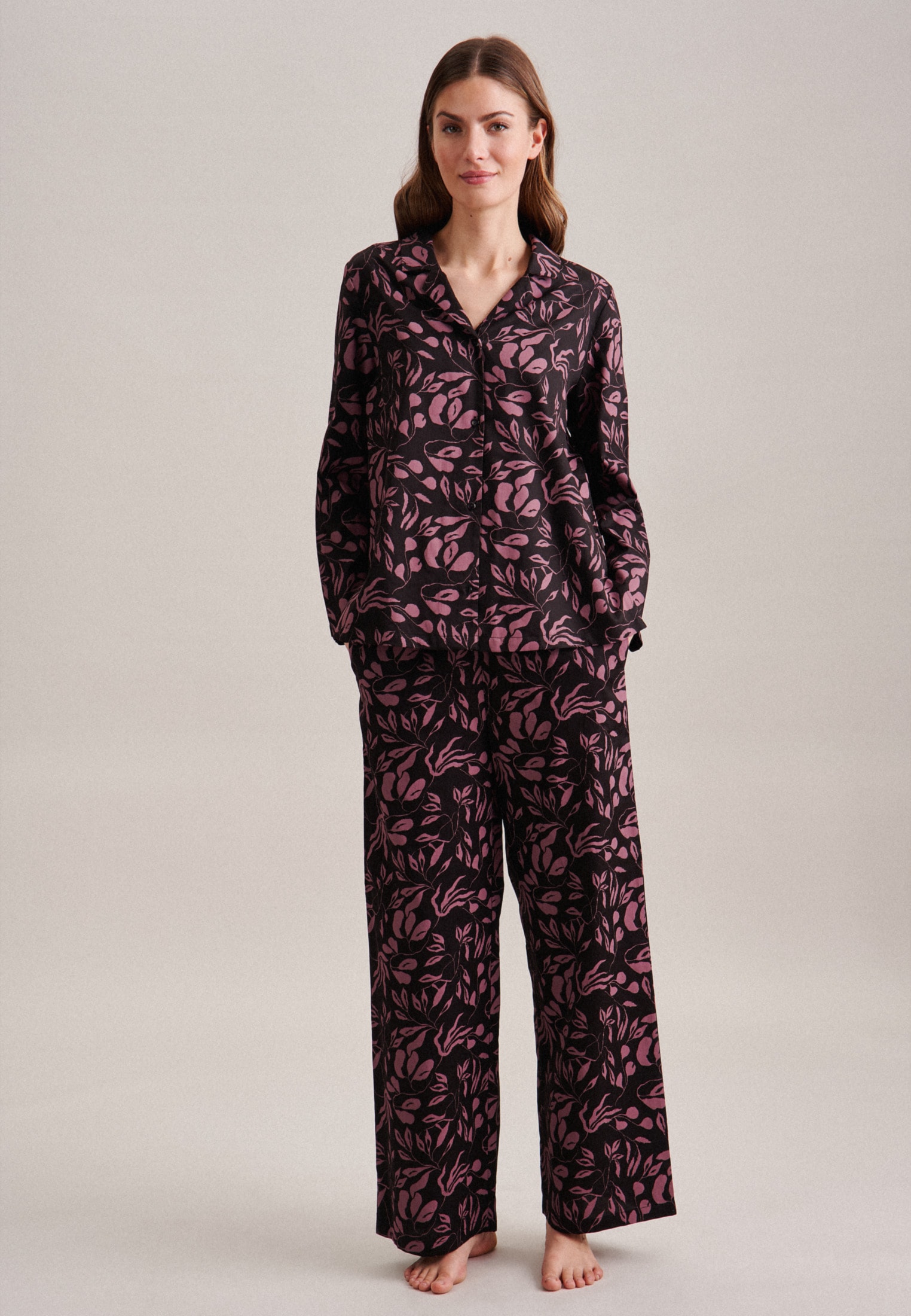 ♕ seidensticker Pyjama »Schwarze Rose« versandkostenfrei kaufen