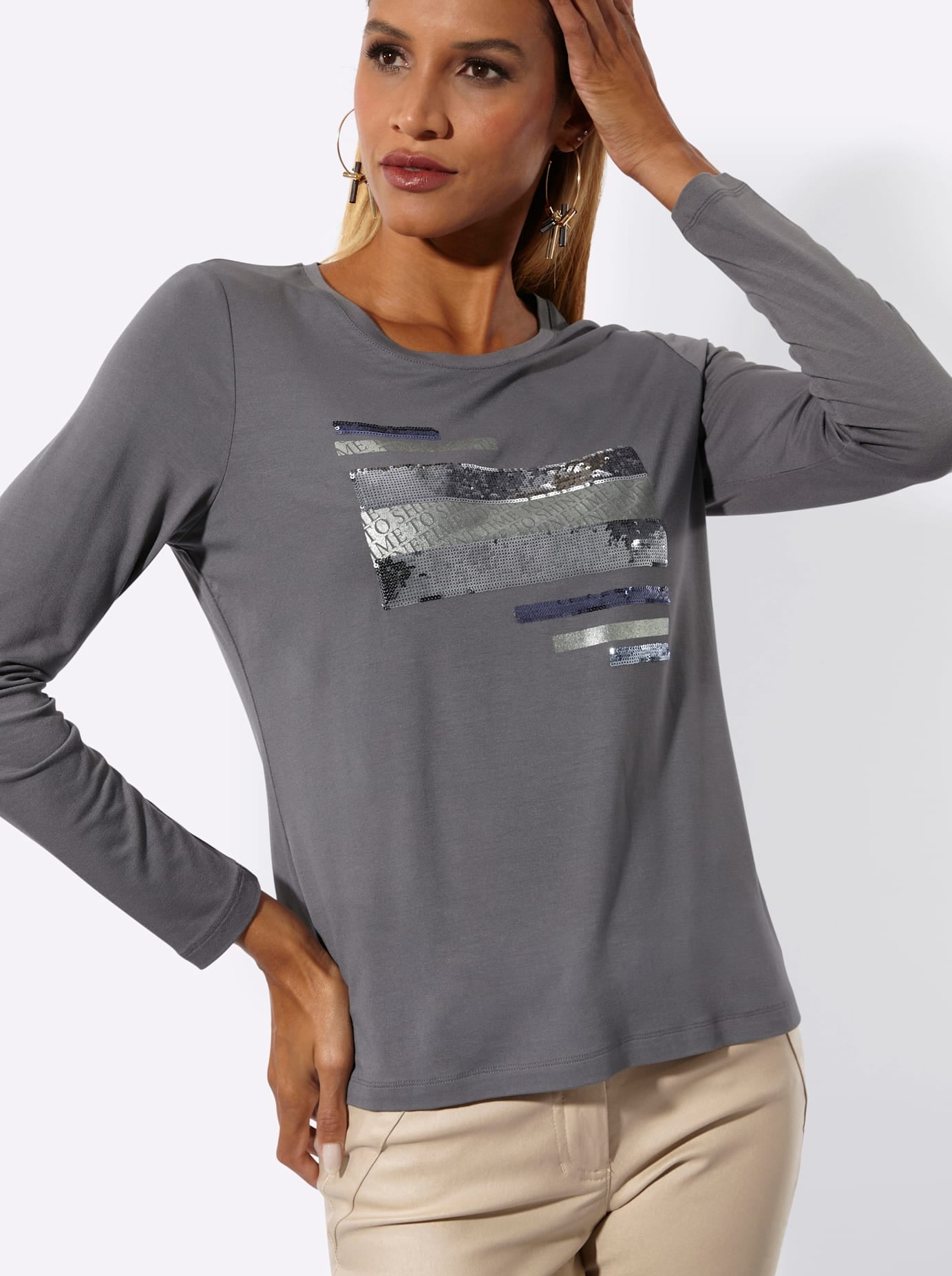 creation L Langarmshirt »Shirt« 1