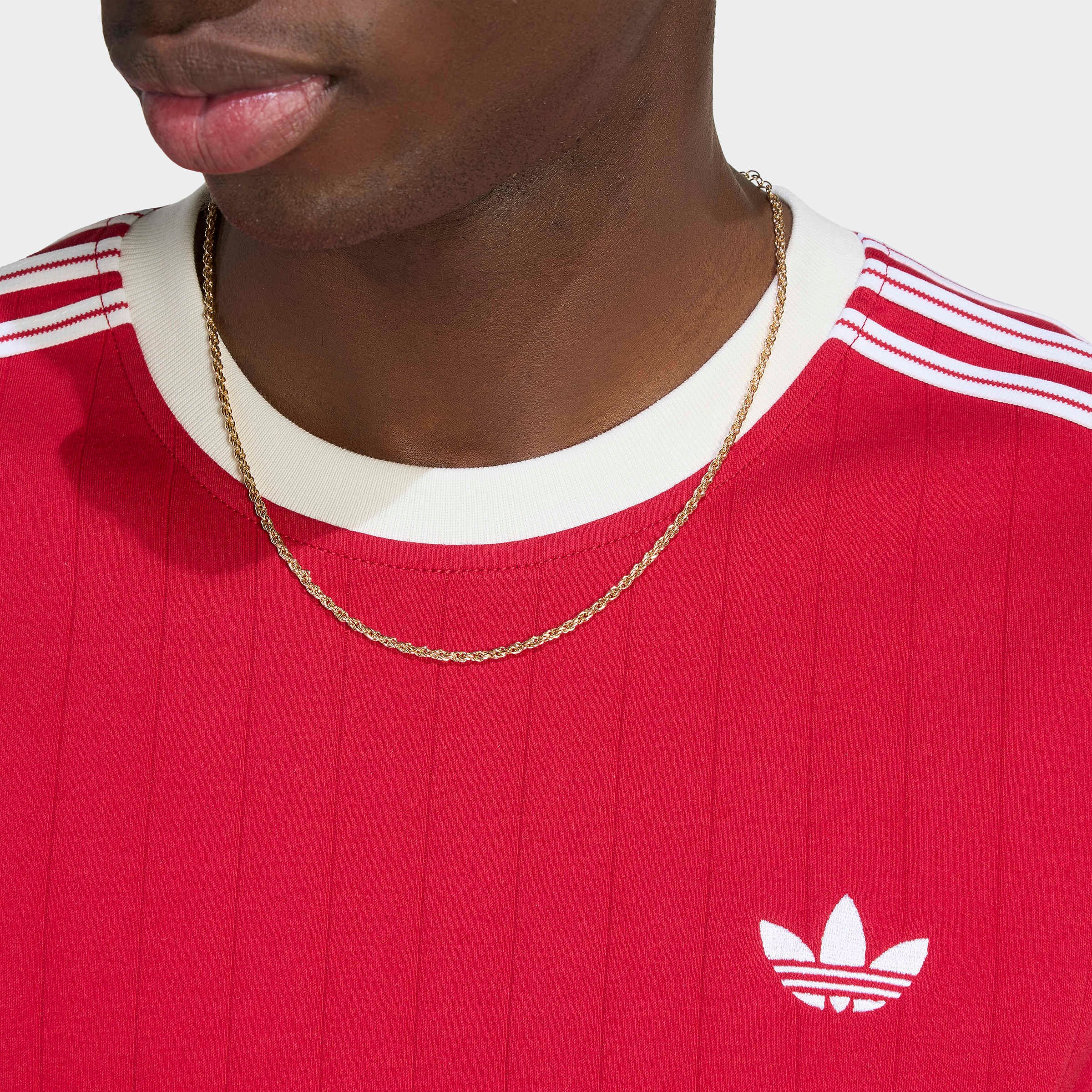 adidas Originals T-shirt »DROP NEEDLE 3-STREIFEN« pour adultes, style sportif, longueur normale, manches courtes