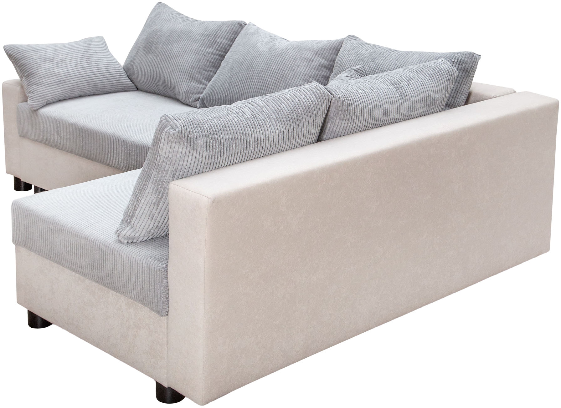 COLLECTION AB Ecksofa »30 Jahre Jubiläums-Modell Parma L-Form«, mit Schlaffunktion und Bettkasten, inklusive Kissen, Bonellfederkern