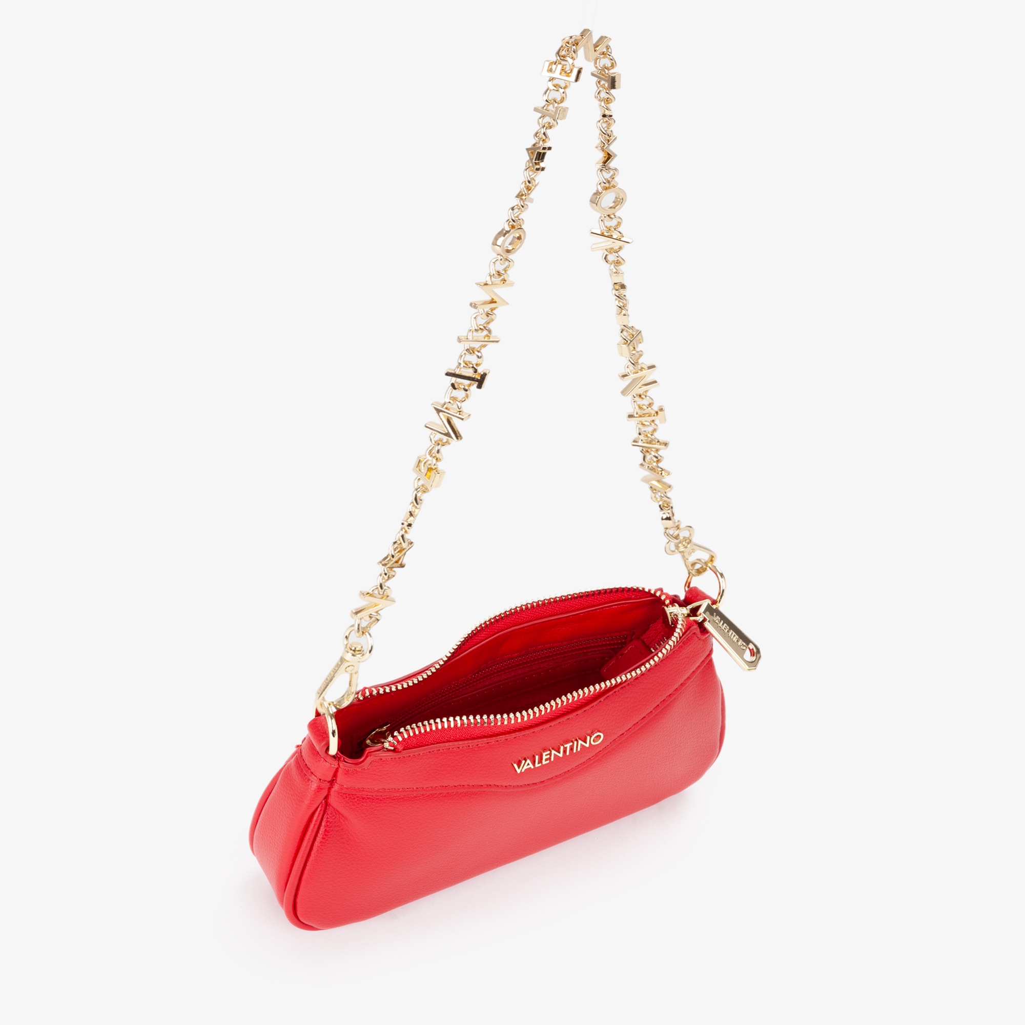 VALENTINO BAGS Sac à bandoulière »ELLY« Damen Abendtasche mit markanter Logoverzierung an der Umhängekette