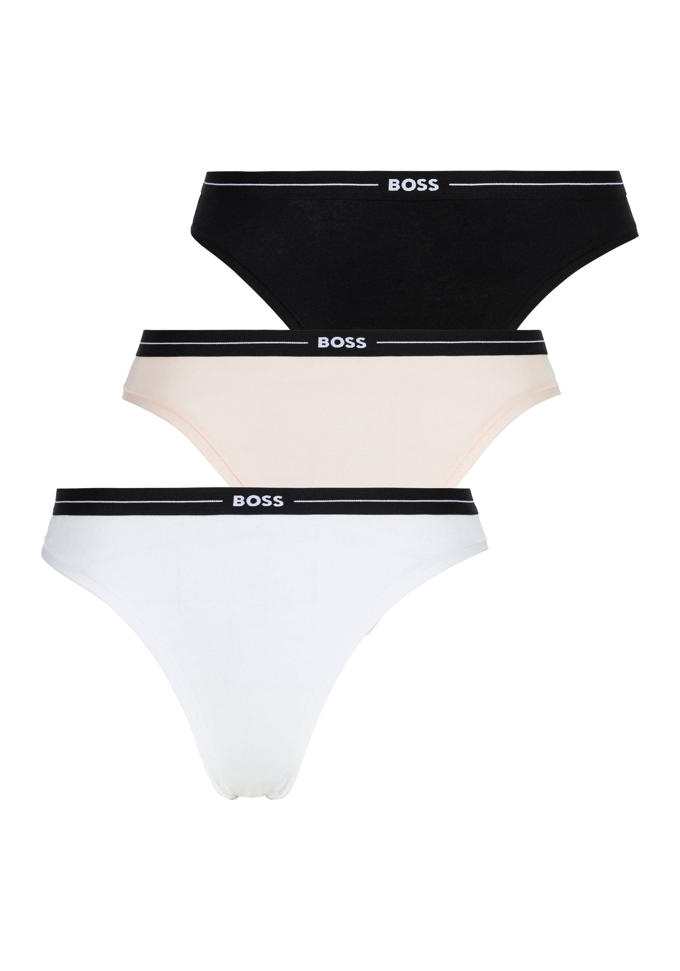 BOSS Slip »3P BRIEF« Packung, 3er, 3 Stk. tlg., mit elastischen Logobund