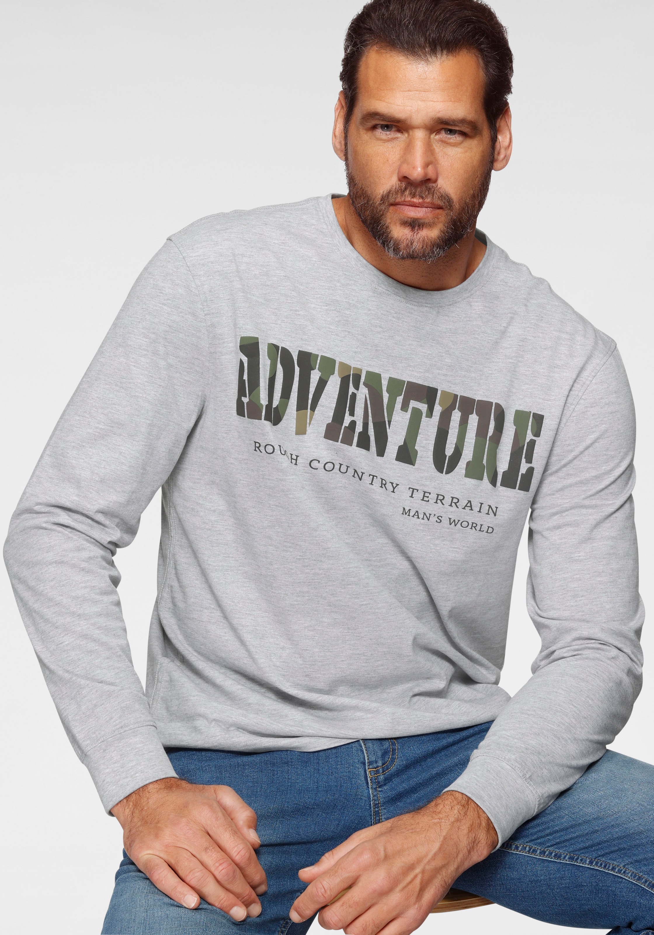 Image of Man's World Langarmshirt bei Ackermann Versand Schweiz