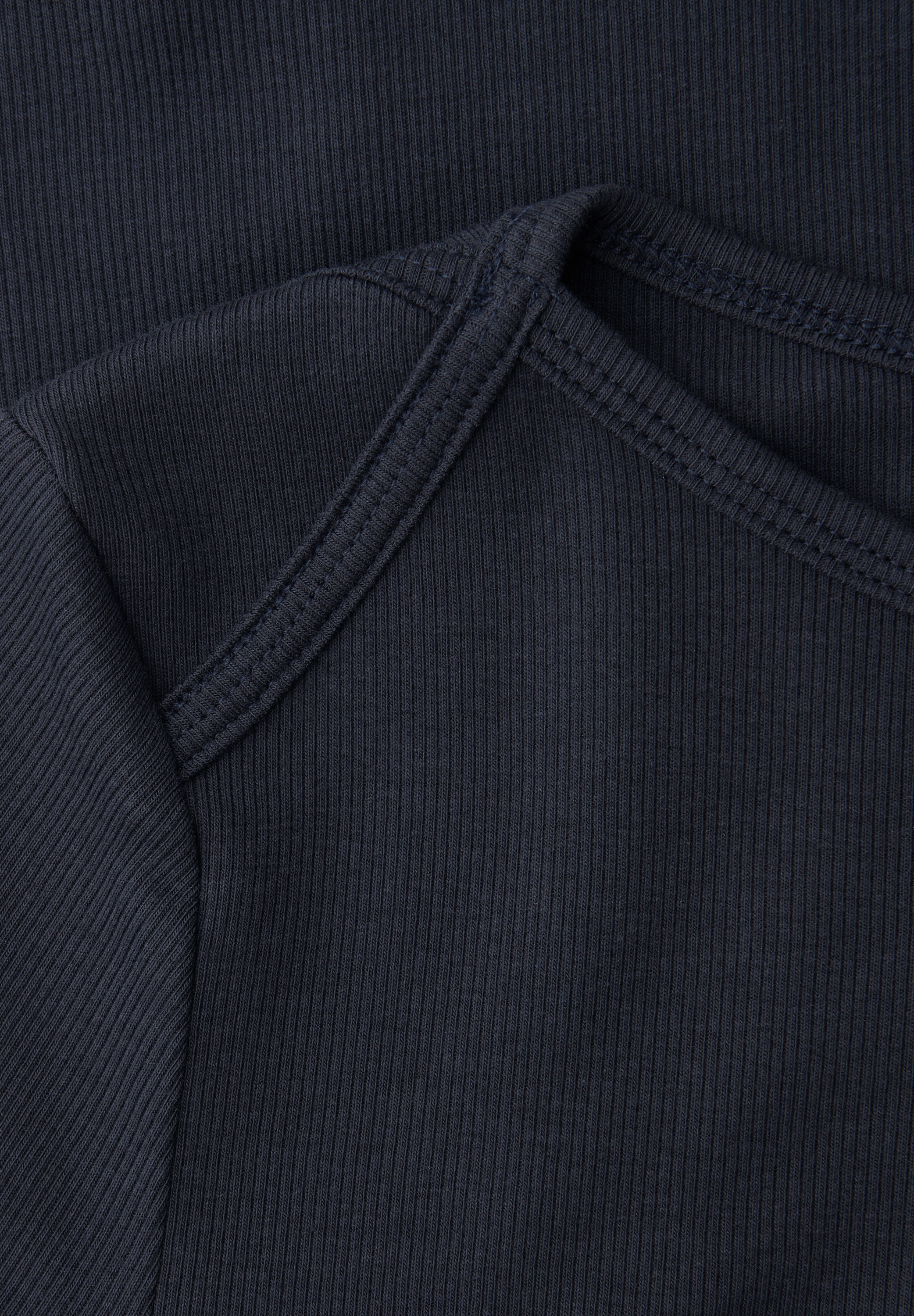 STREET ONE T-shirt à manches 3/4 in Rippstruktur