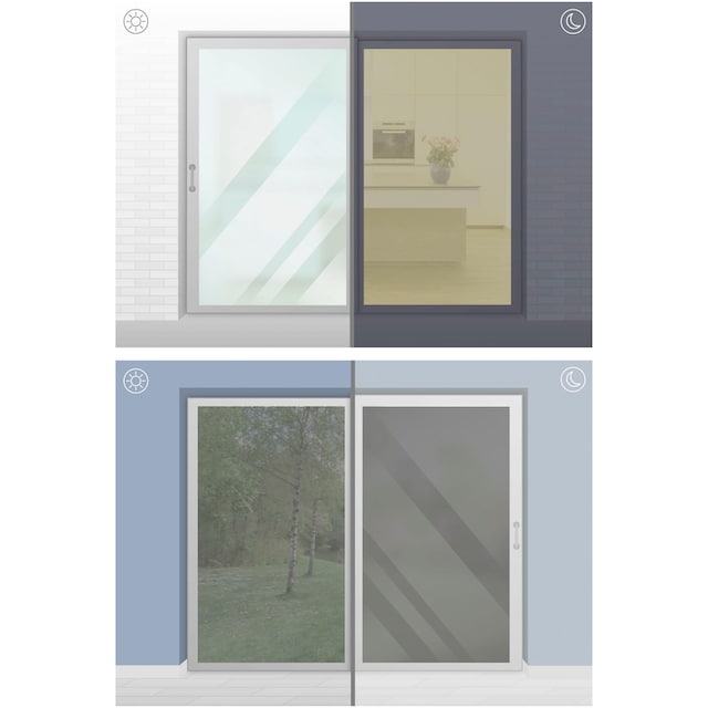 GARDINIA Fensterfolie, 1 St., blickdicht, glattstatisch haftend, 90%  UV-Schutz jetzt kaufen